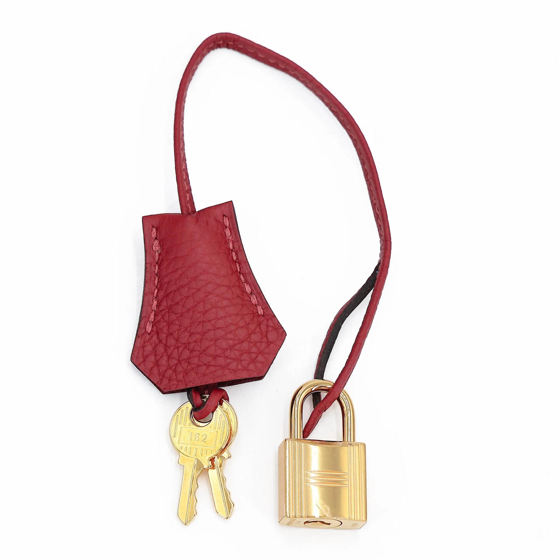 ランク NS 未使用品 HERMÈS エルメス バーキン30 ルージュグレナ (K1) トリヨン ゴールド金具 A刻印 (2017) - 18