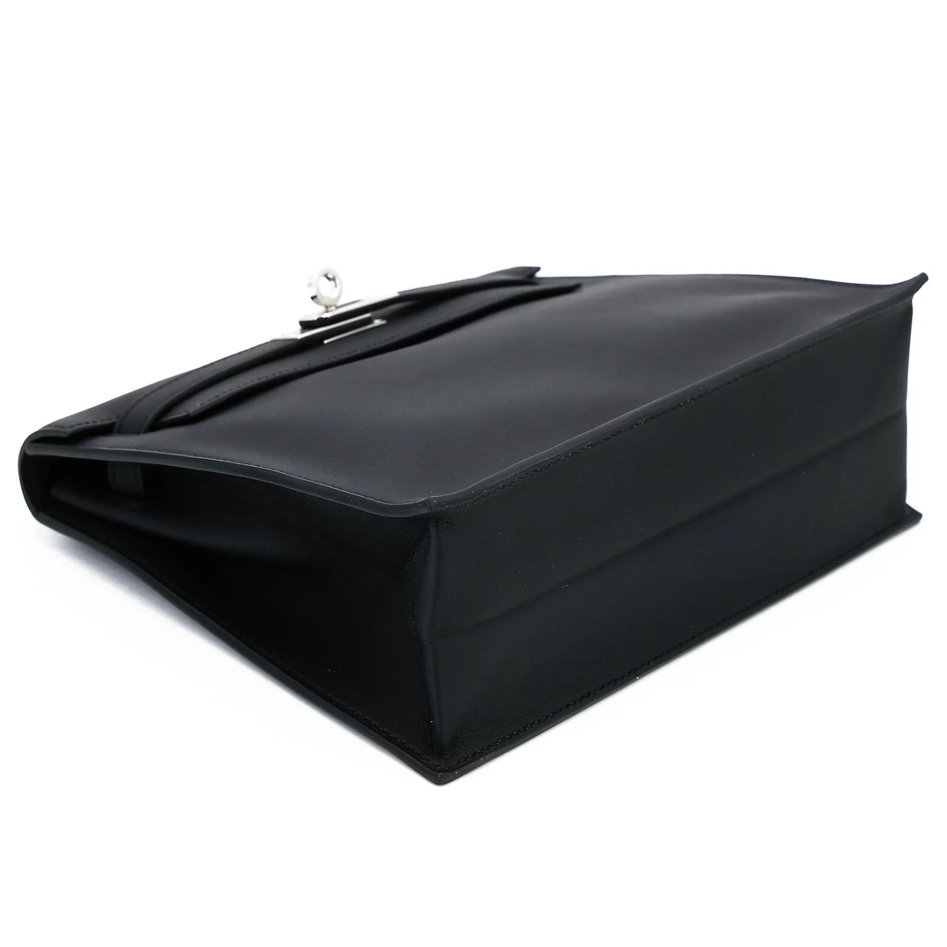 Brand New ( Rank N ) HERMÈS Kelly Danse Noir (89) Swift Palladium hardware G (2026) - 4