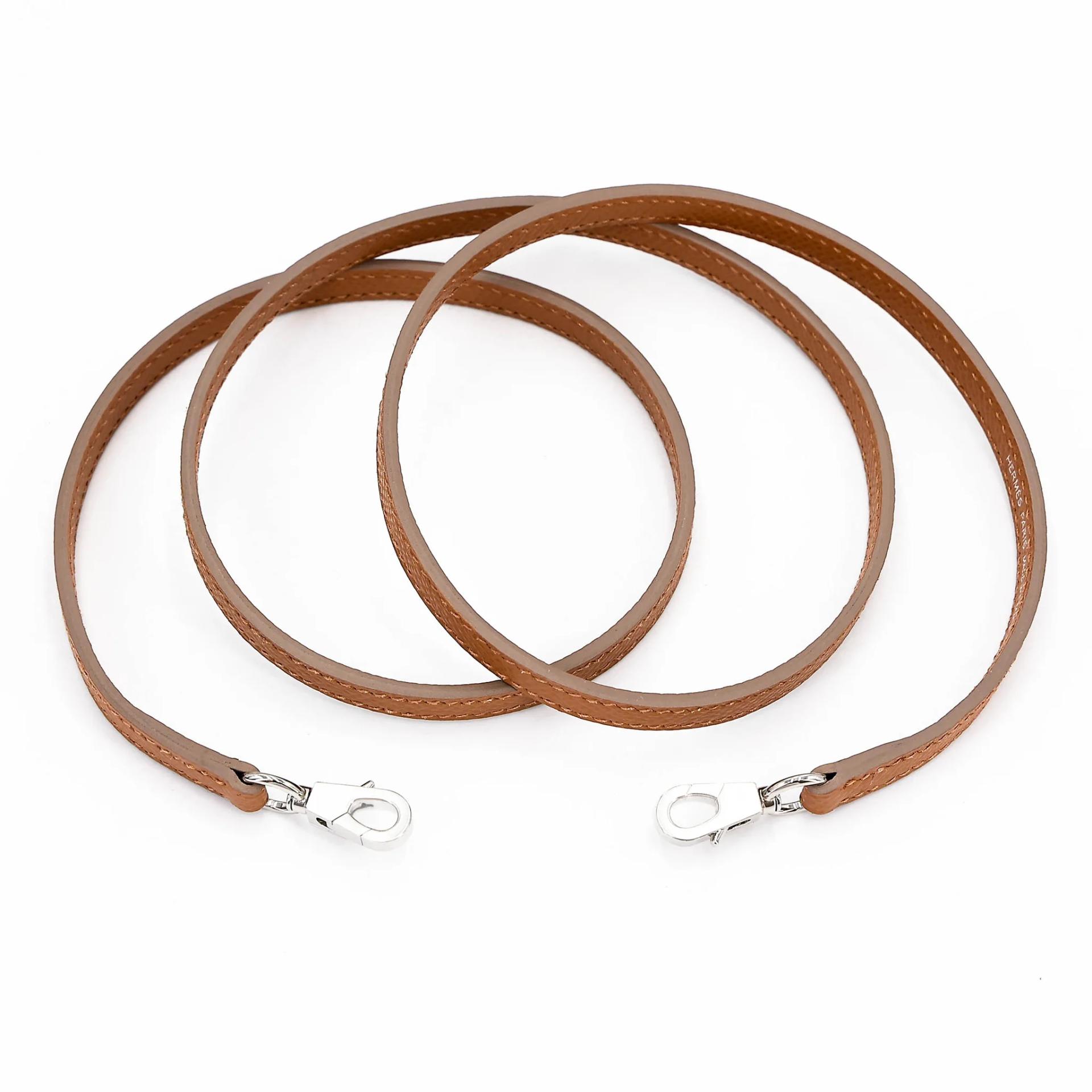 Unused ( Rank NS ) HERMÈS Mini Kelly II Nata (I2) Biscuit (4B) Mauve Sylvestre (X9) Epsom Palladium hardware U (2022) - 18