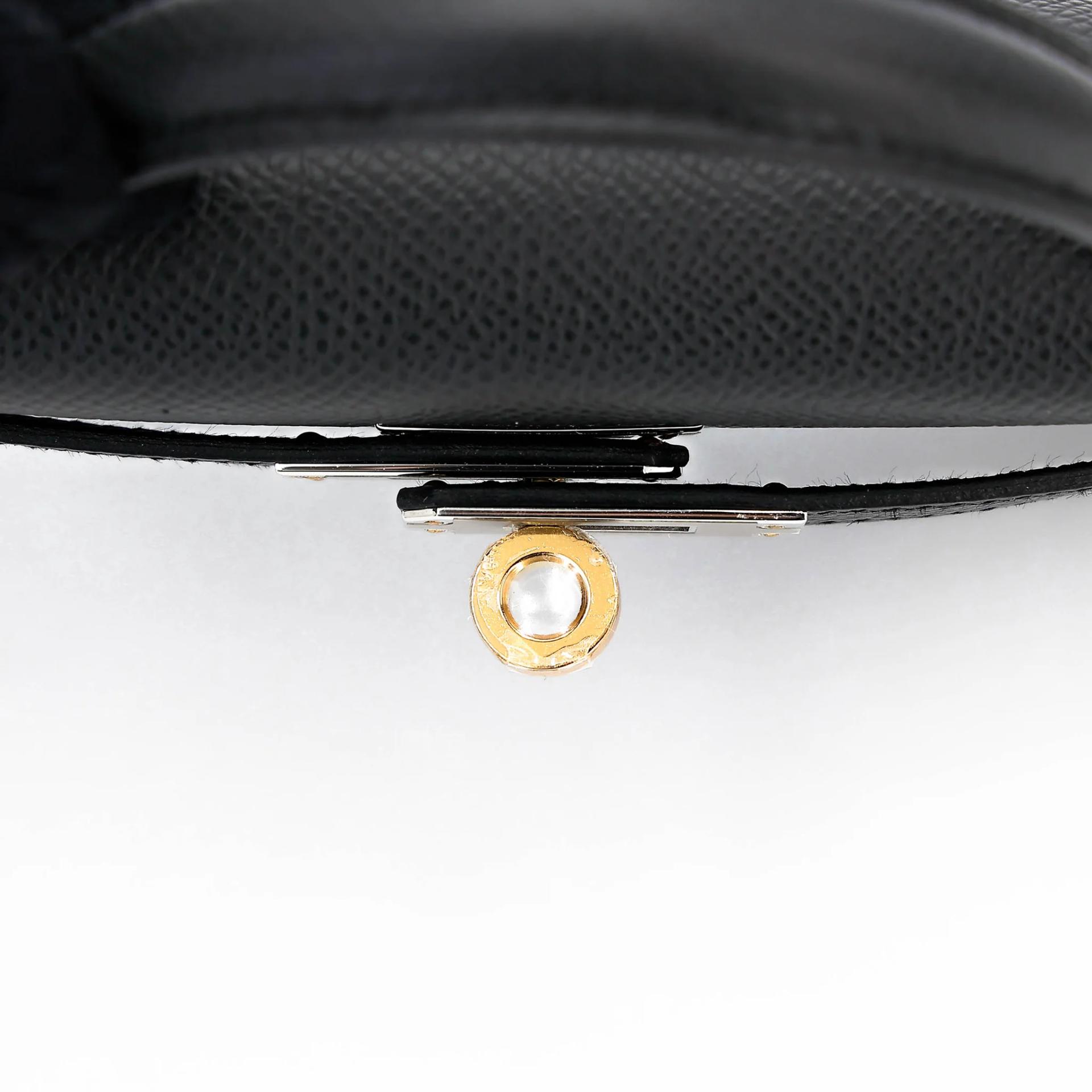 Brand New ( Rank N ) HERMÈS Mini Kelly II Plomb (8P) Epsom Electrum hardware G (2026) - 9