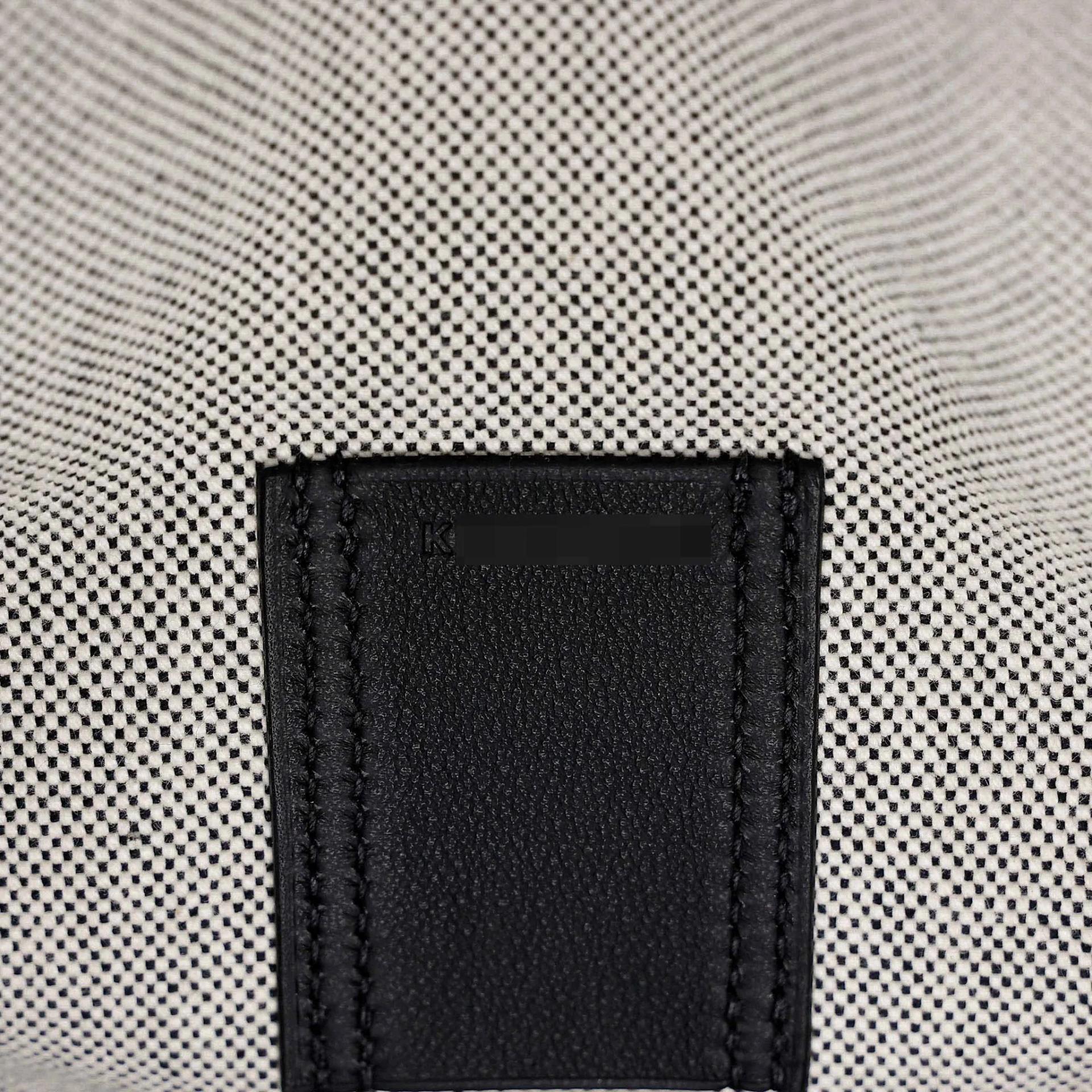 Brand New ( Rank N ) HERMÈS Limited Edition Birkin Cargo 35 Noir (89) Toile H canvas Swift Palladium hardware K (2025) - 18