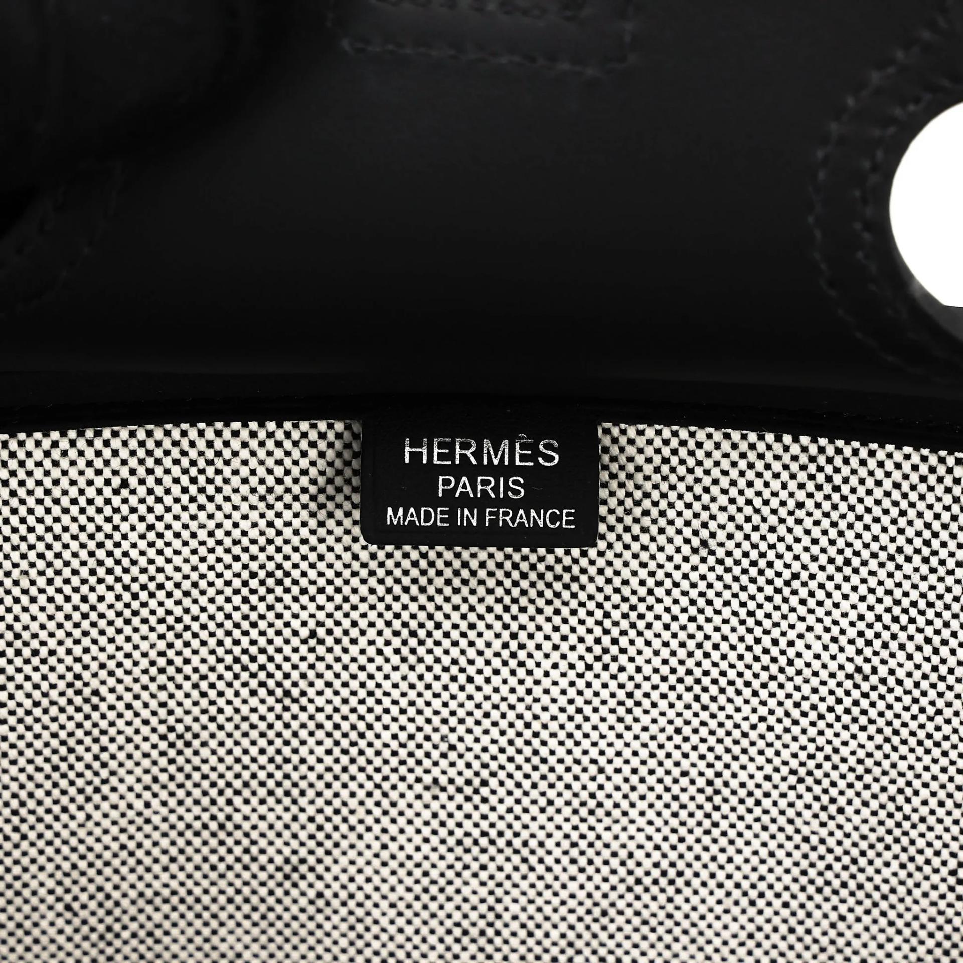 Brand New ( Rank N ) HERMÈS Limited Edition Birkin Cargo 35 Noir (89) Toile H canvas Swift Palladium hardware K (2025) - 17