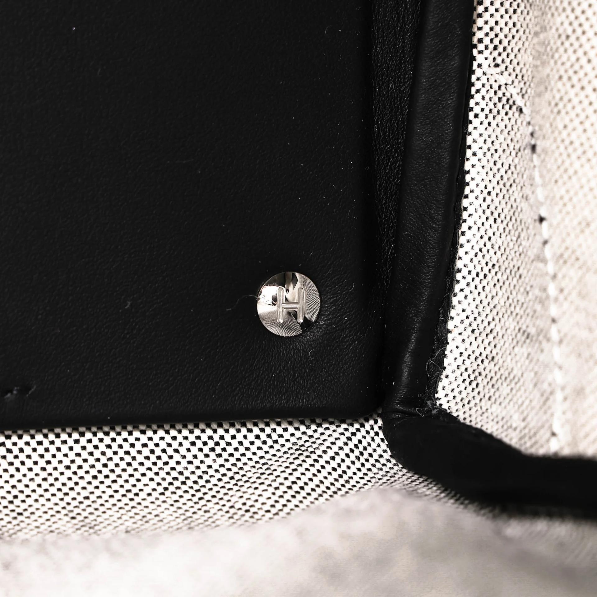 Brand New ( Rank N ) HERMÈS Limited Edition Birkin Cargo 35 Noir (89) Toile H canvas Swift Palladium hardware K (2025) - 21