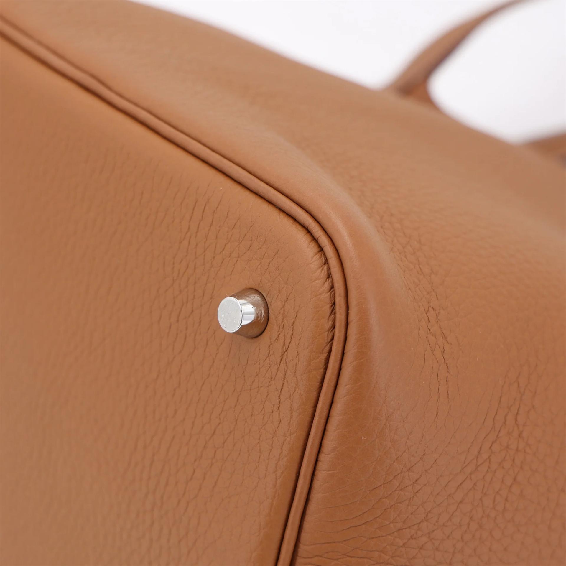 Excellent ( Rank SA ) HERMÈS Picotin Lock MM Gold (37) Clemence Palladium hardware W (2024) - 8
