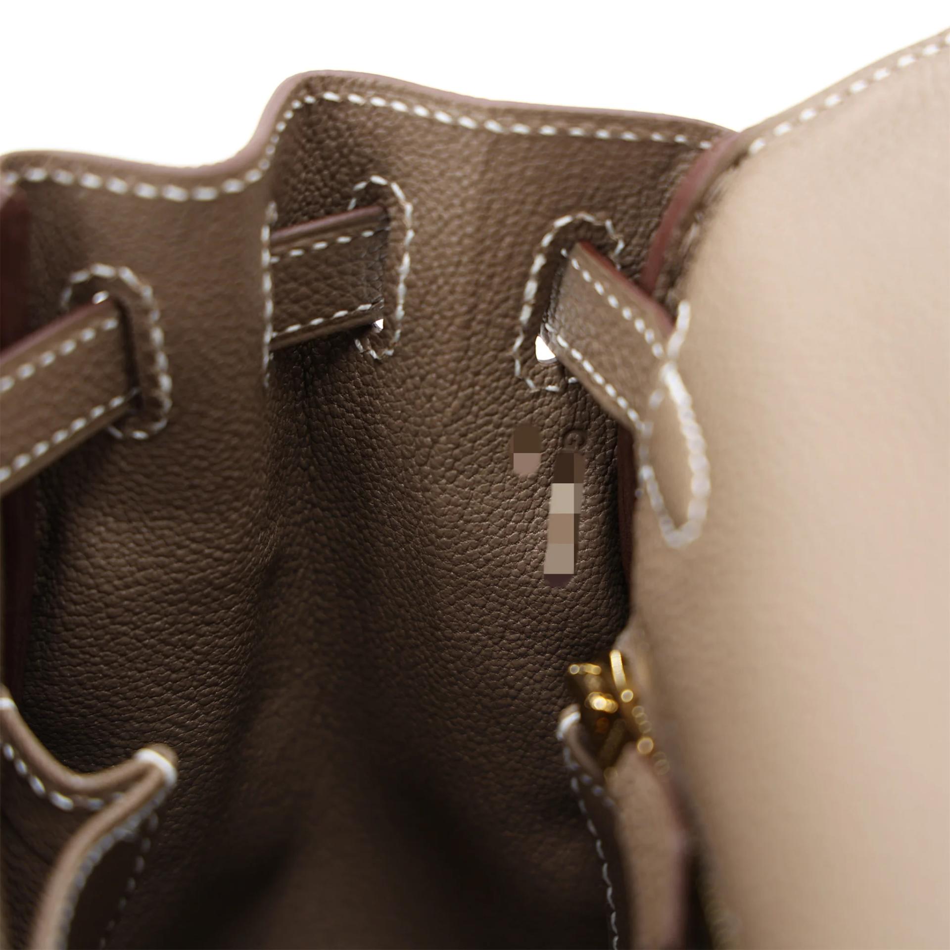 Brand New ( Rank N ) HERMÈS Kelly 25 Etoupe (18) Togo Gold hardware G (2026) - 16