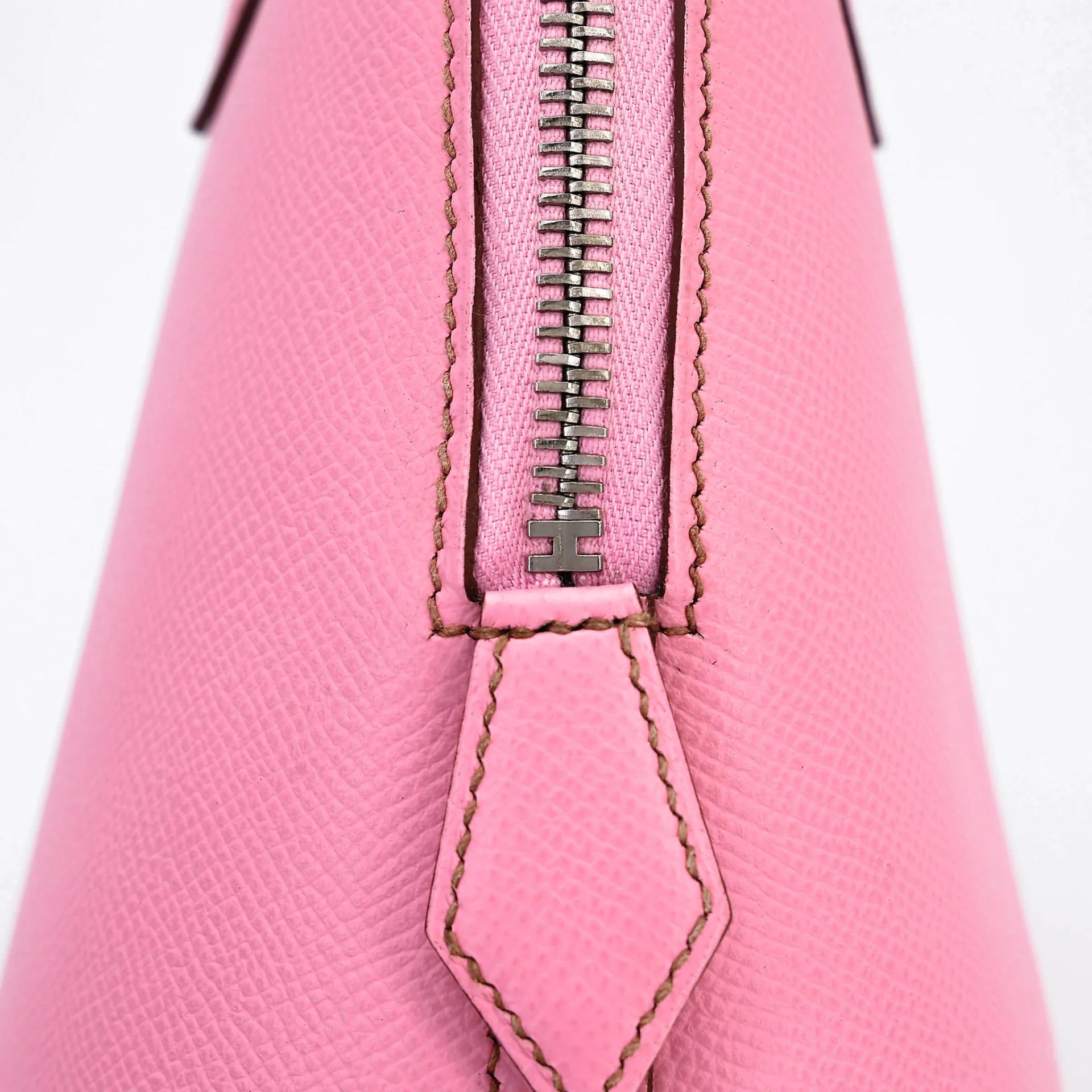 ランク A HERMÈS エルメス ボリード25 ピンク (5P) エプソン シルバー金具 Z刻印 (2021) - 14