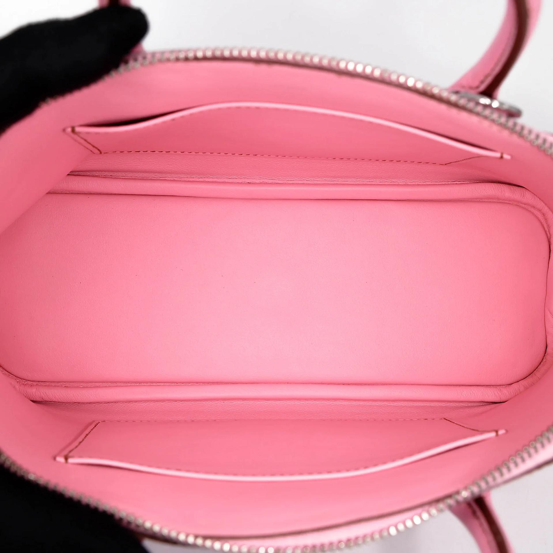 ランク A HERMÈS エルメス ボリード25 ピンク (5P) エプソン シルバー金具 Z刻印 (2021) - 18