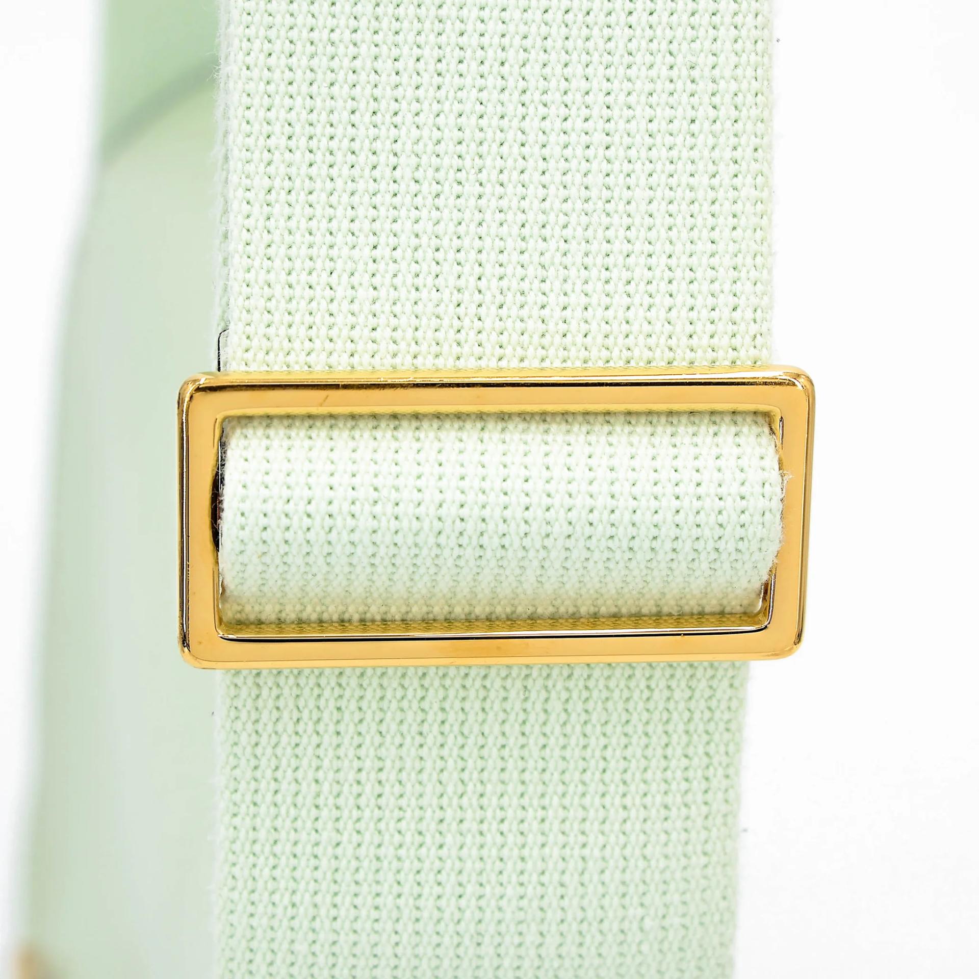 Very Good ( Rank A) HERMÈS Geta Vert Fizz (0S) Chevre Gold hardware B (2023) - 4