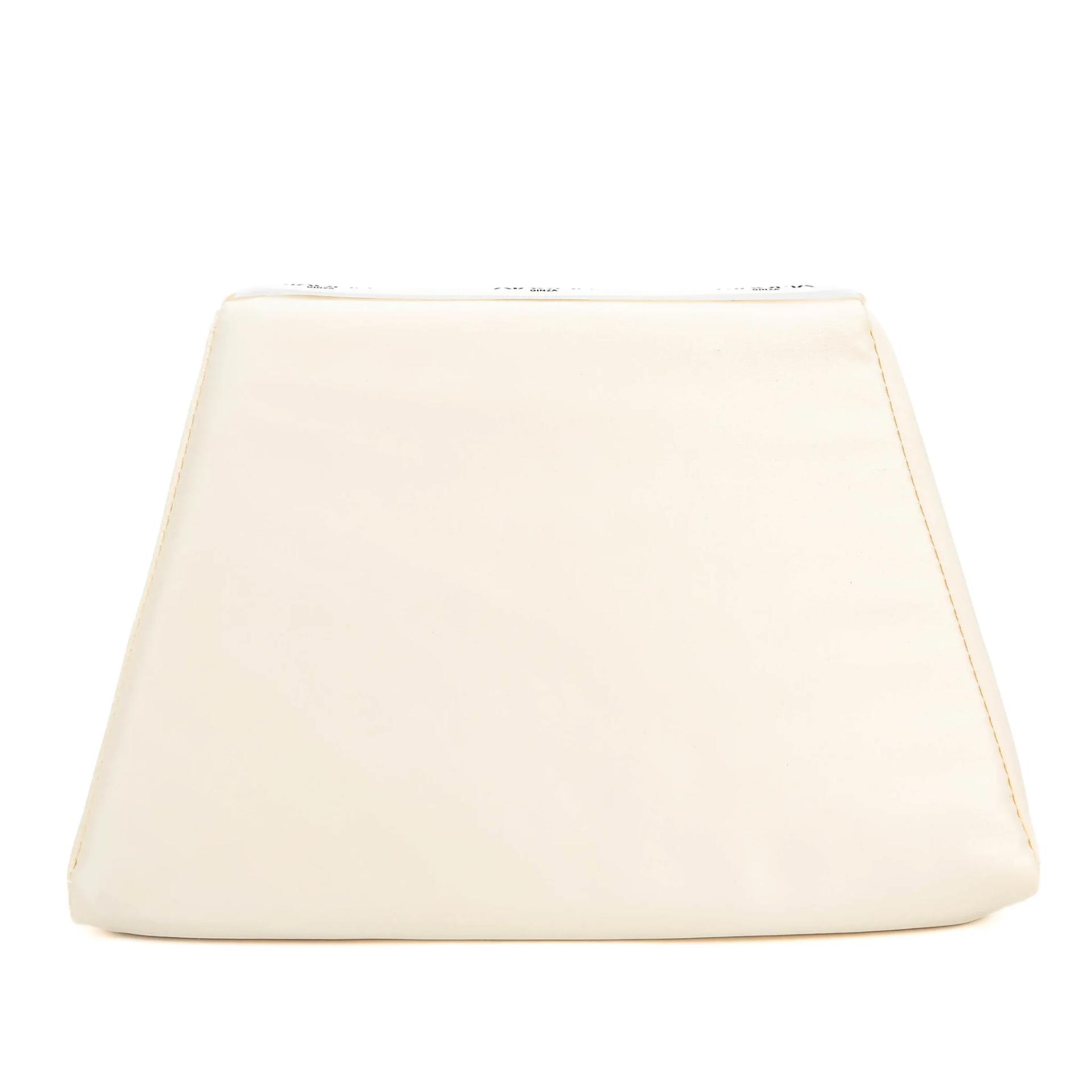 Brand New ( Rank N )GINZA XIAOMA Original Birkin 25 Bag Pillow White Satin Woven Fabric Cotton - 8