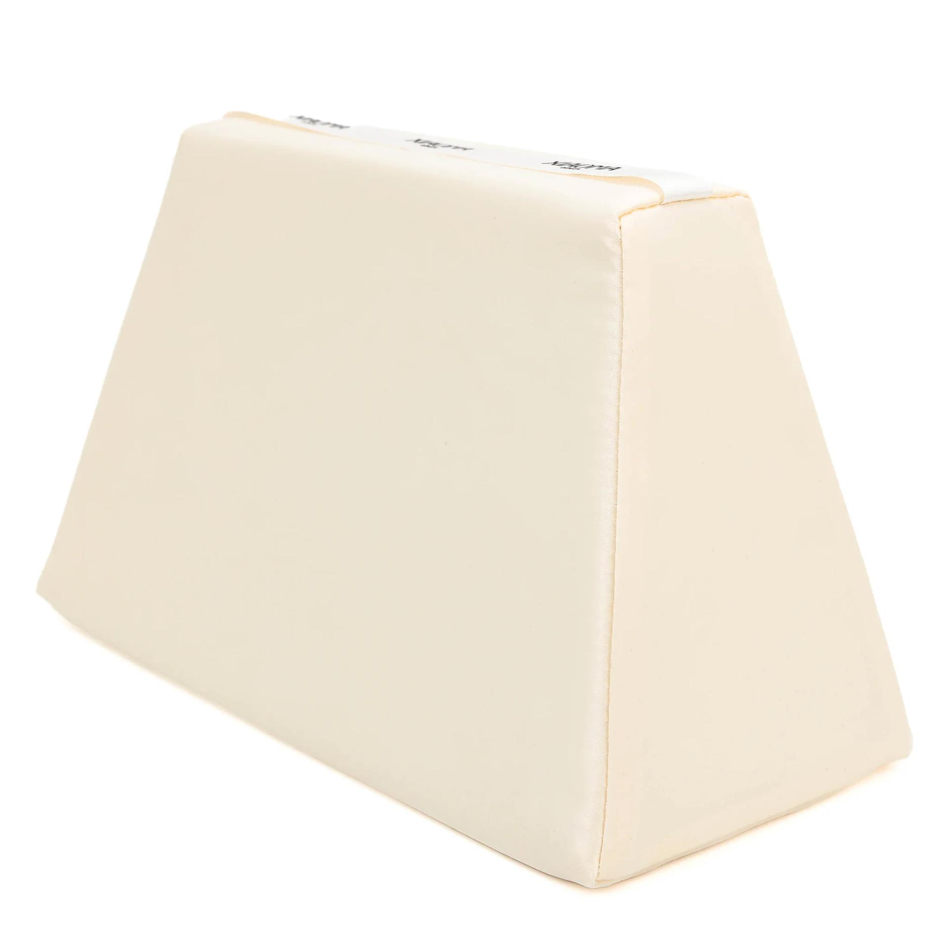Brand New ( Rank N ) GINZA XIAOMA Original Kelly 28 Bag Pillow White Satin Woven Fabric Cotton - 11