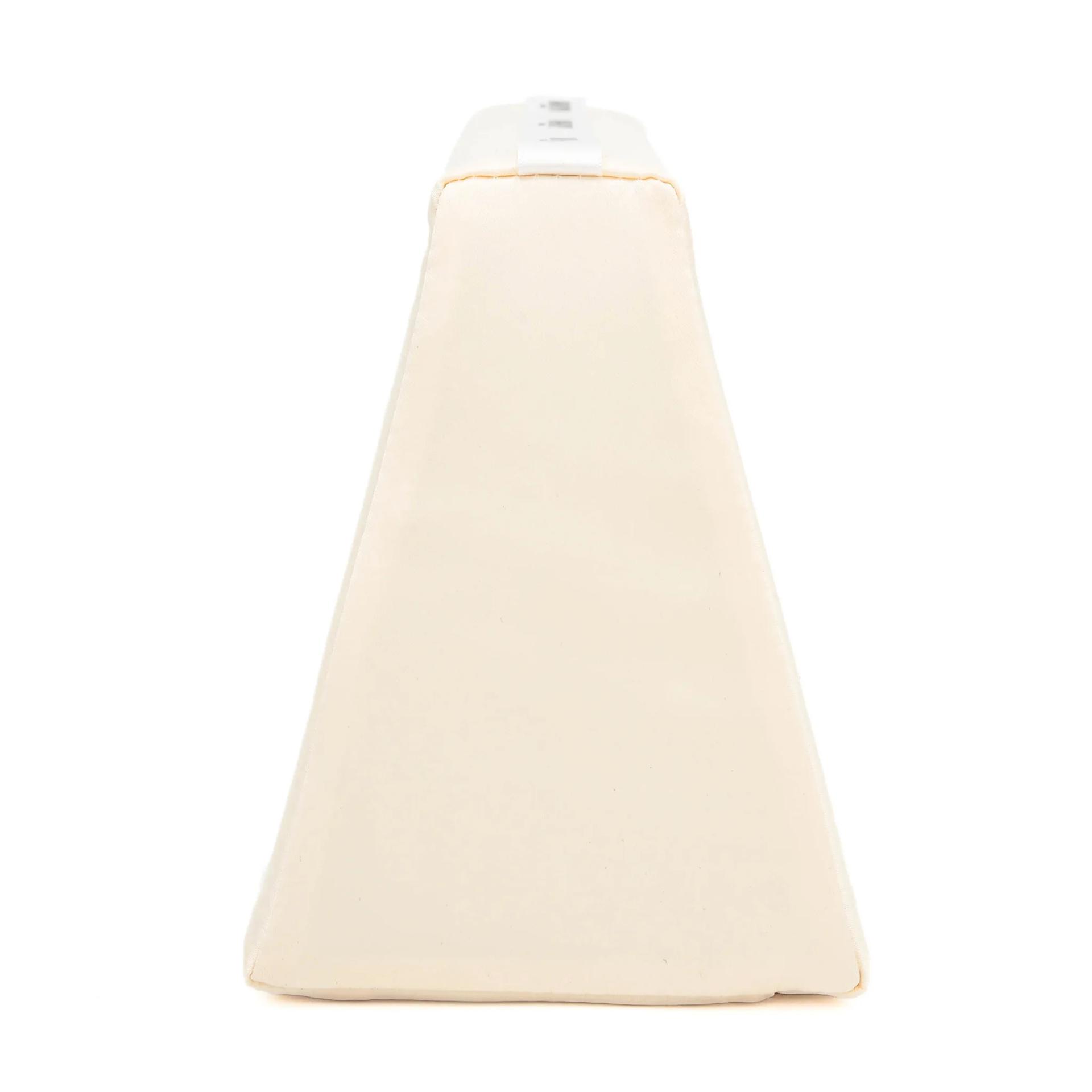 Brand New ( Rank N ) GINZA XIAOMA Original Kelly 28 Bag Pillow White Satin Woven Fabric Cotton - 12