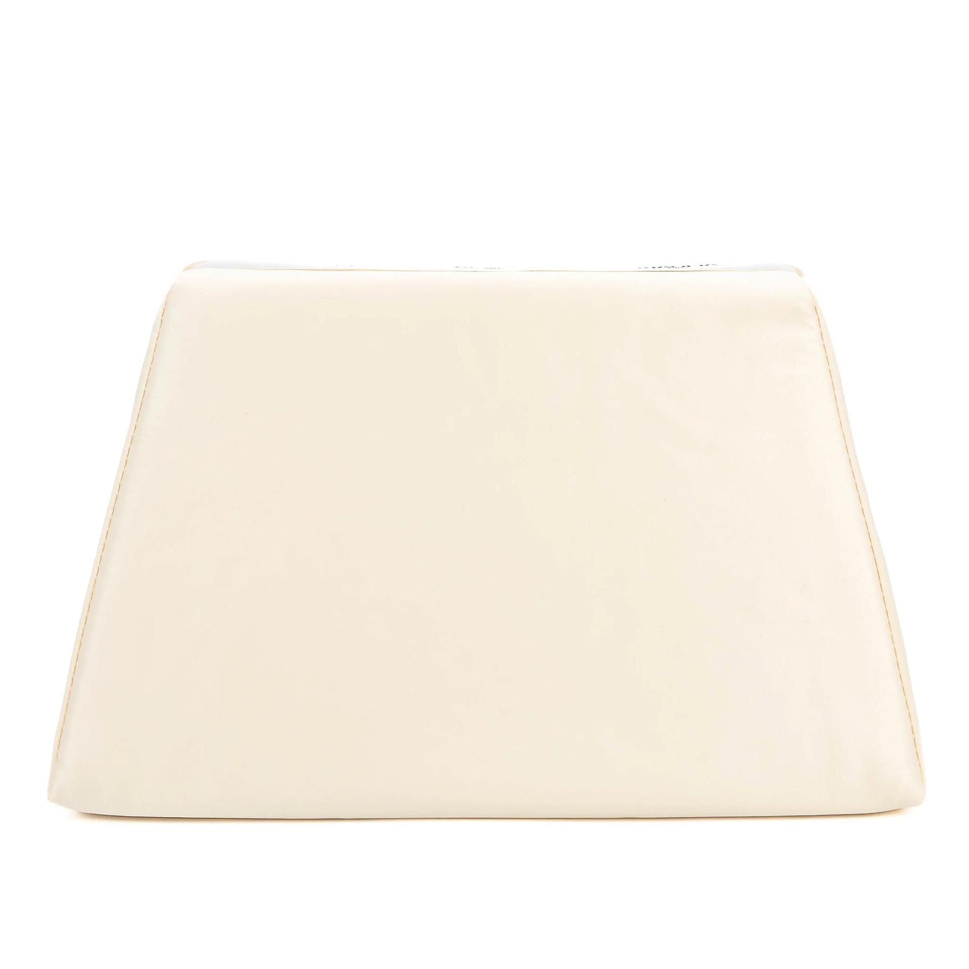 Brand New ( Rank N ) GINZA XIAOMA Original Kelly 28 Bag Pillow White Satin Woven Fabric Cotton - 10