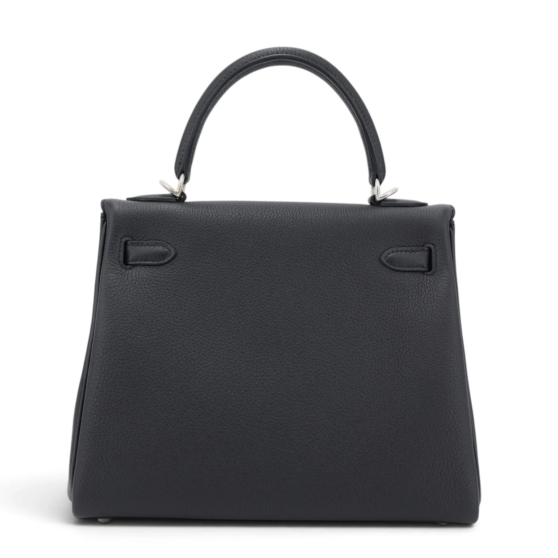 Brand New ( Rank N ) HERMÈS Kelly 25 Noir (89) Togo Brushed Palladium K (2025) - 2