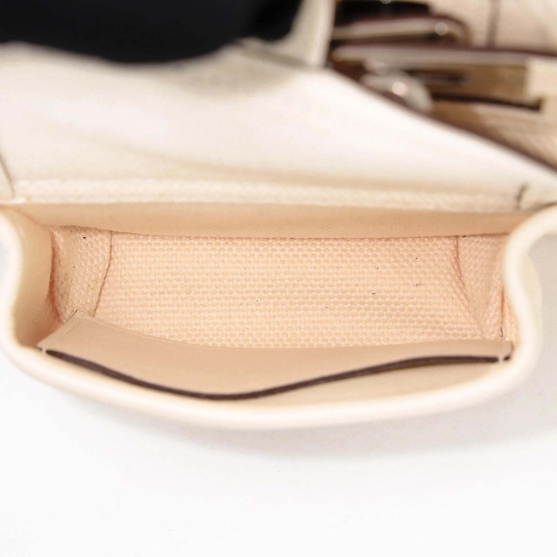 Unused ( Rank NS ) HERMÈS Limited Edition Birkin Cargo 25 Nata (I2) Toile H canvas Swift Palladium hardware U (2022) - 12