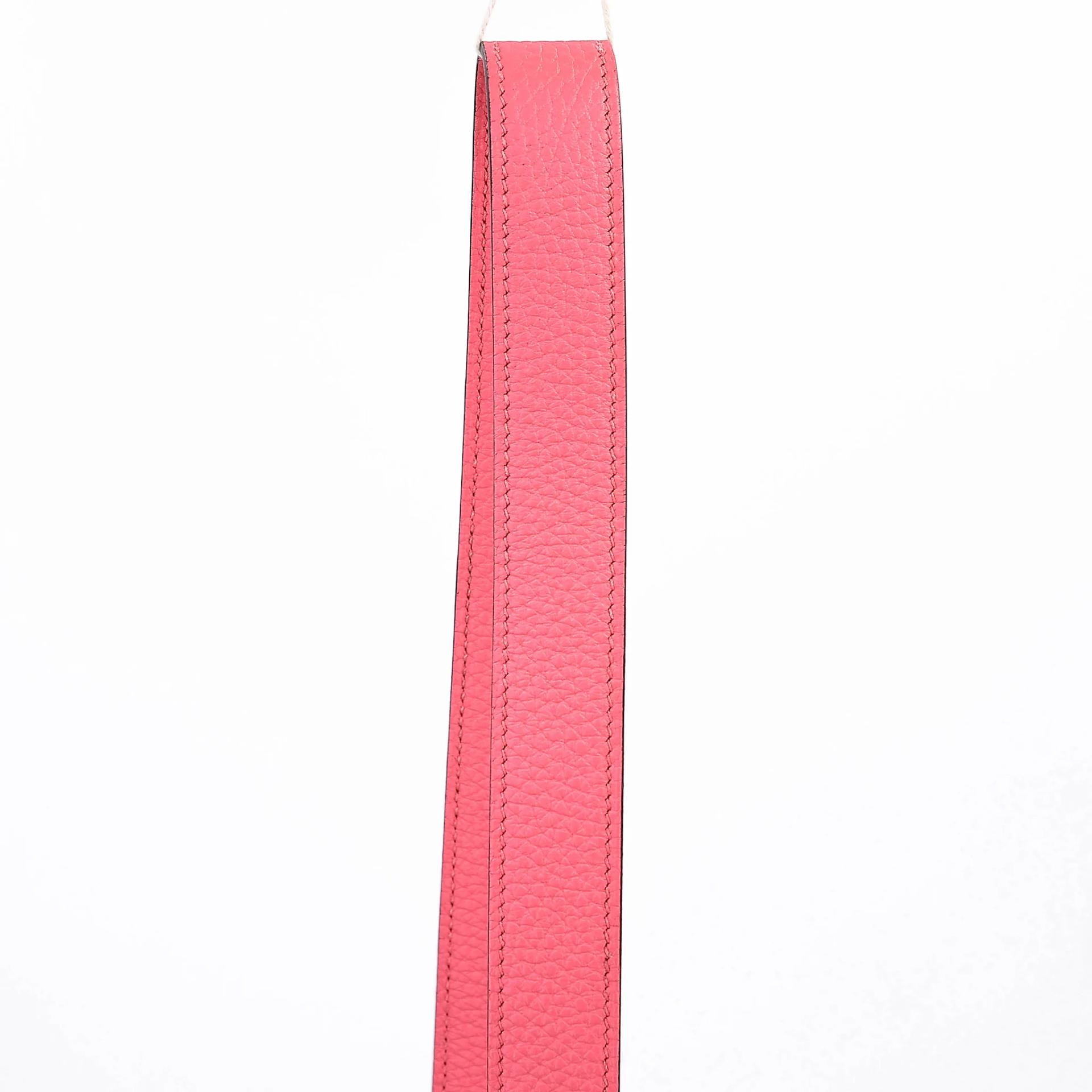 Excellent ( Rank SA ) HERMÈS Mini Lindy Rose Azalee (8W) Clemence Palladium hardware Y (2020) - 3