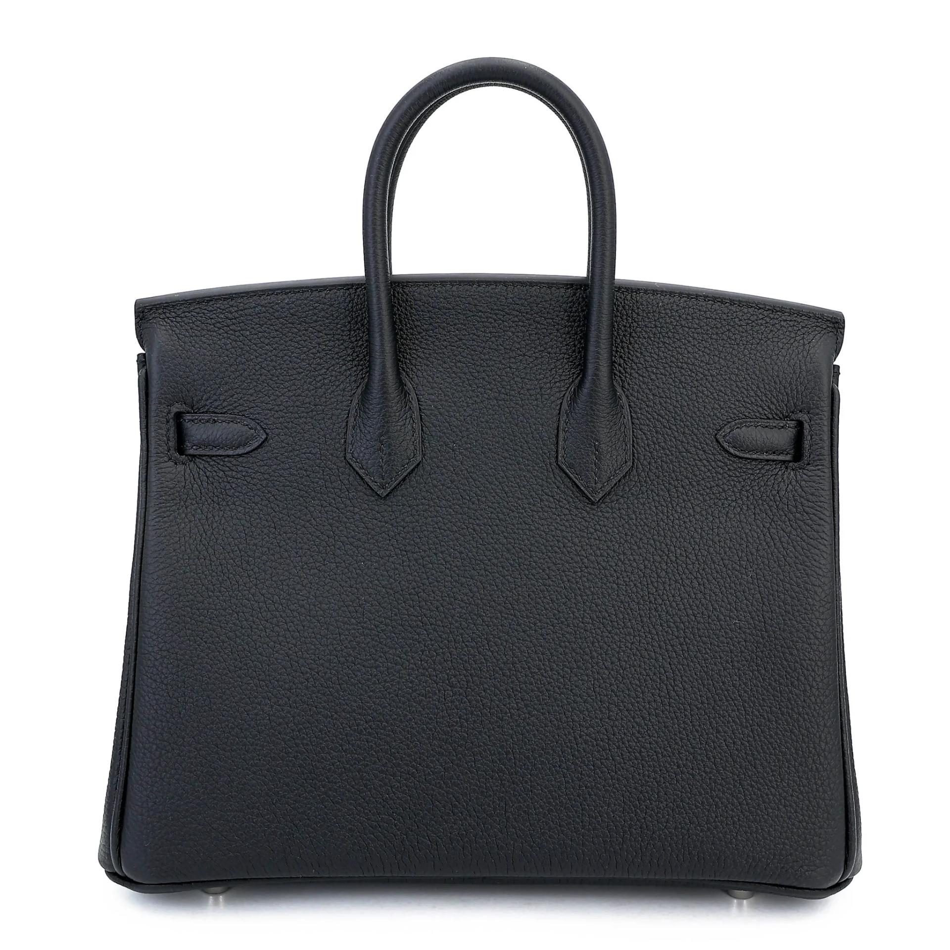 Brand New ( Rank N ) HERMÈS Birkin 25 Noir (89) Togo Palladium hardware G (2026) - 2