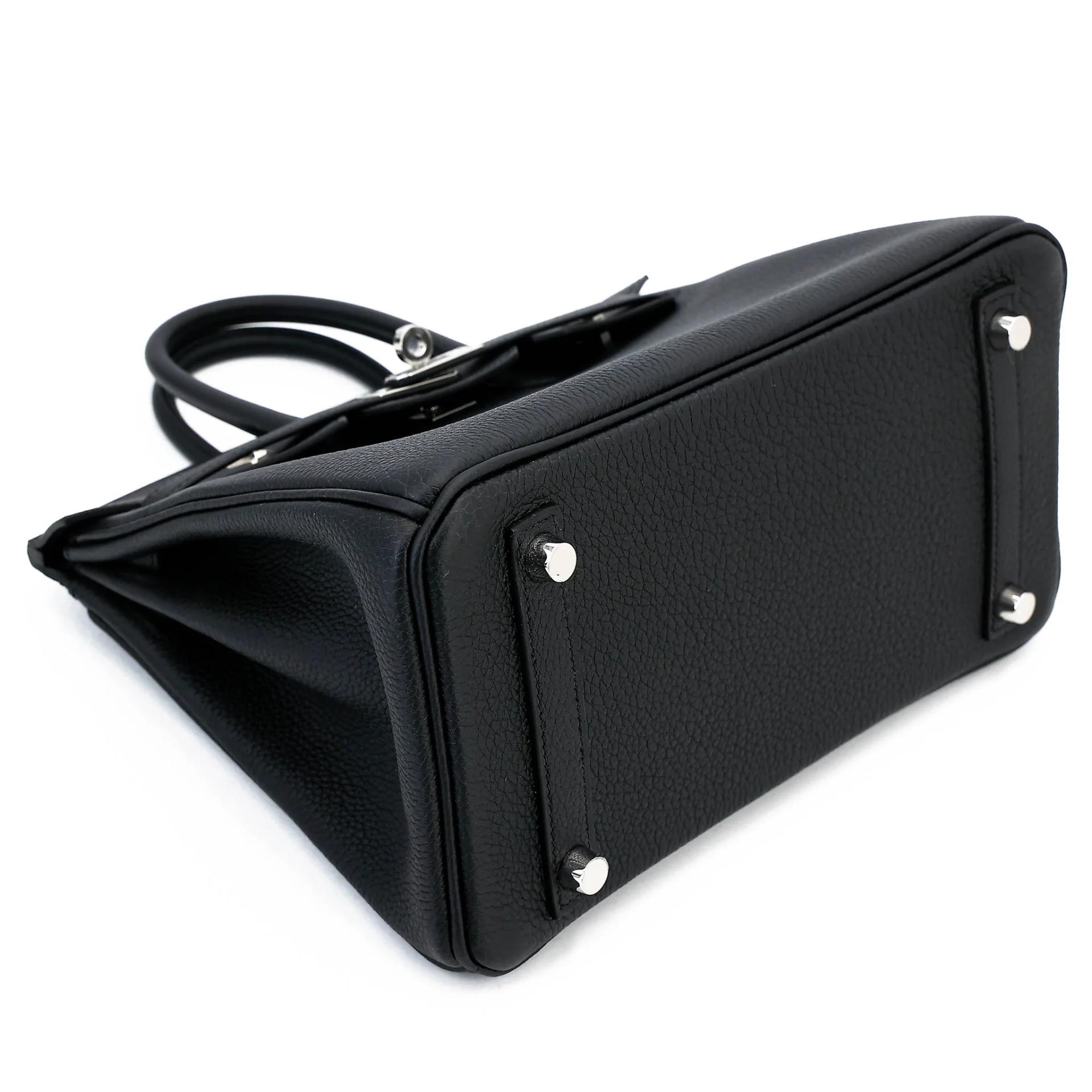 Brand New ( Rank N ) HERMÈS Birkin 25 Noir (89) Togo Palladium hardware G (2026) - 5