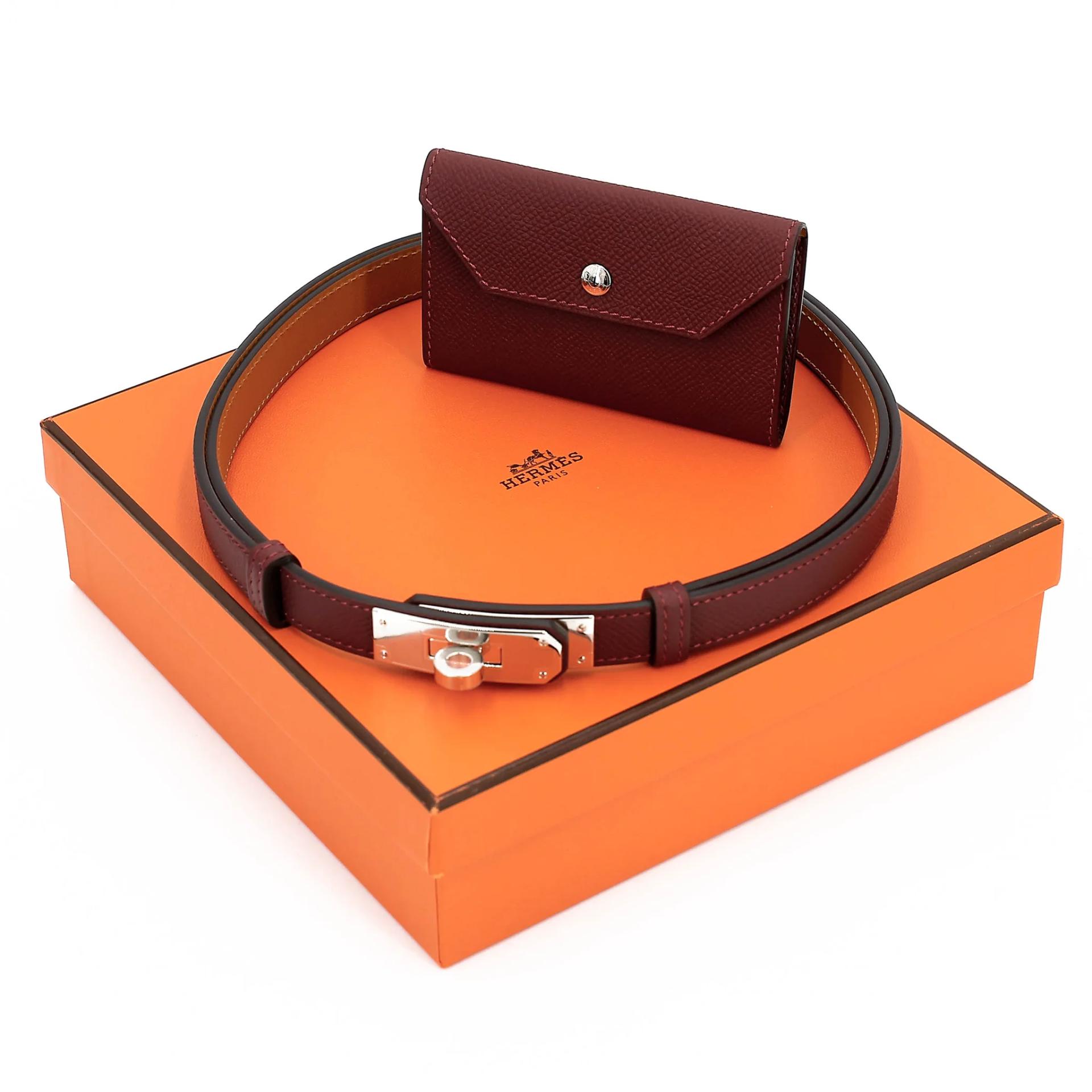 Kelly Pocket 18 Belt Rouge H (55)