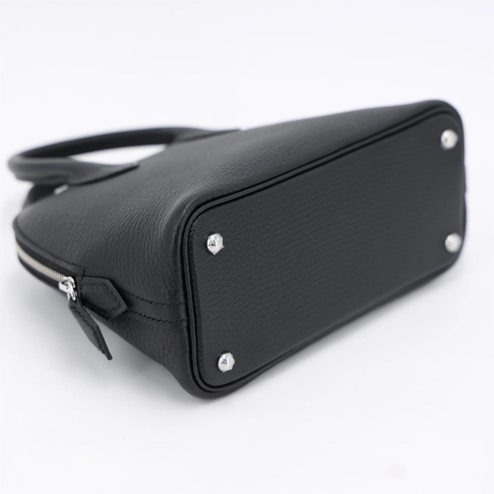 Brand New ( Rank N ) HERMÈS Mini Bolide 1923 Black Chevre Mysore Palladium hardware G (2026) - 4