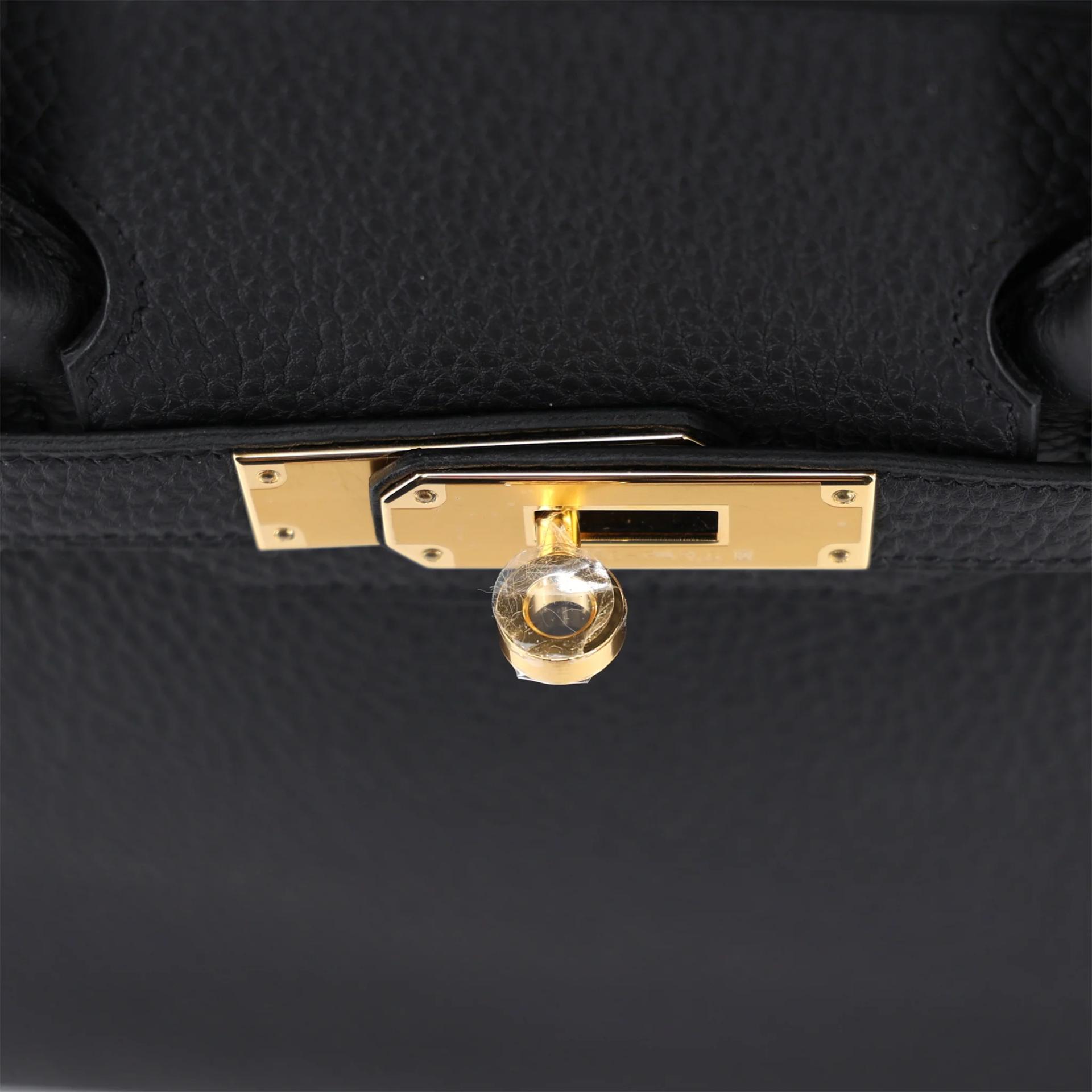 Brand New ( Rank N ) HERMÈS Birkin 30 Noir (89) Togo Gold hardware G (2026) - 9