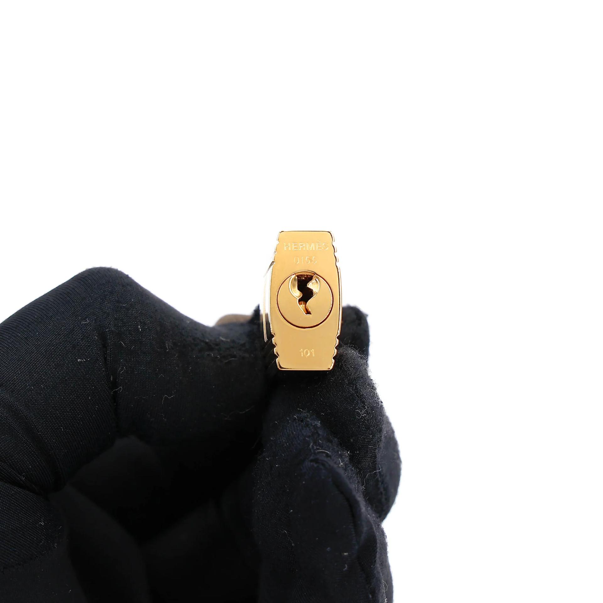 Very Good ( Rank A) HERMÈS Kelly 28 Etoupe (18) Togo Gold hardware T (2015) - 30