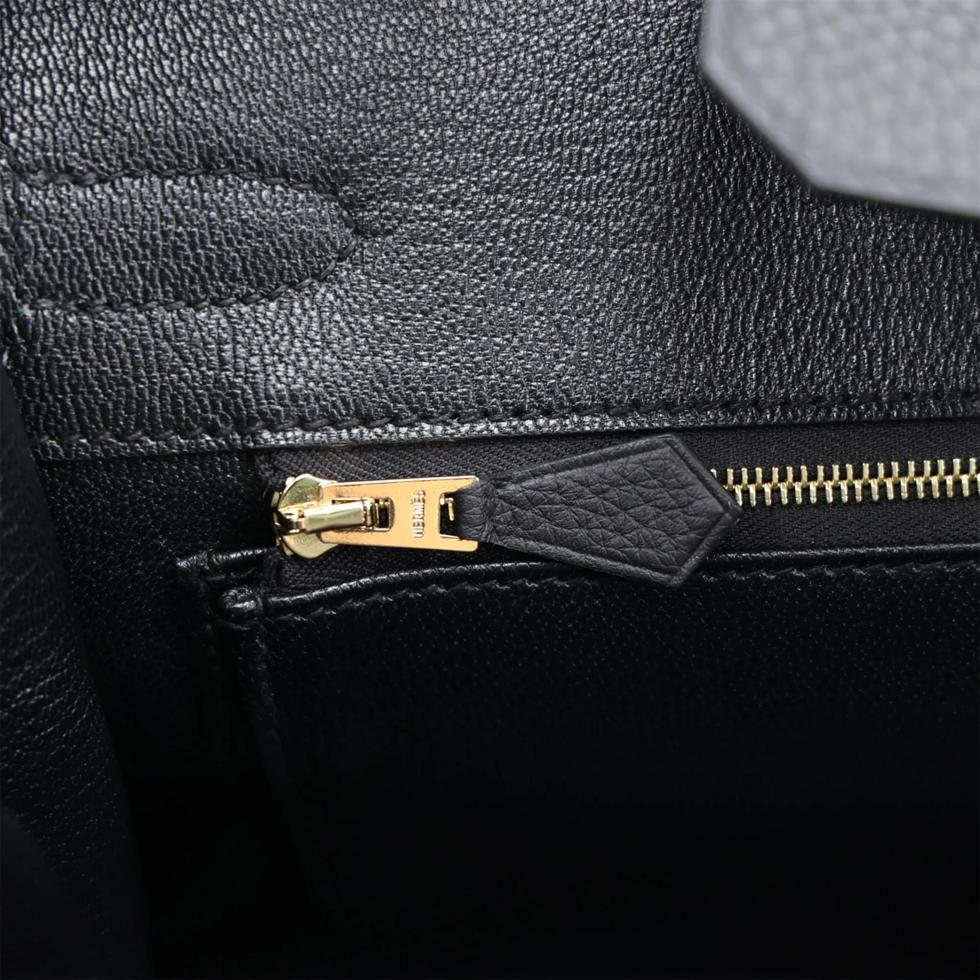 Brand New ( Rank N ) HERMÈS Birkin 30 Noir (89) Togo Gold hardware G (2026) - 14