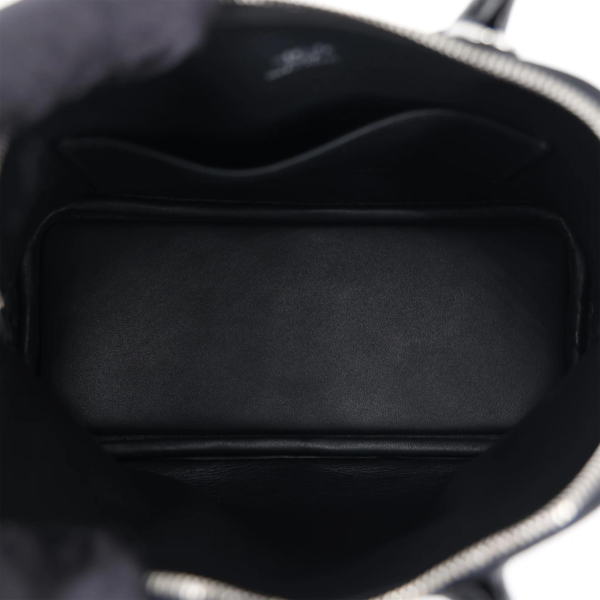 Brand New ( Rank N ) HERMÈS Mini Bolide 1923 Black Chevre Mysore Palladium hardware G (2026) - 9