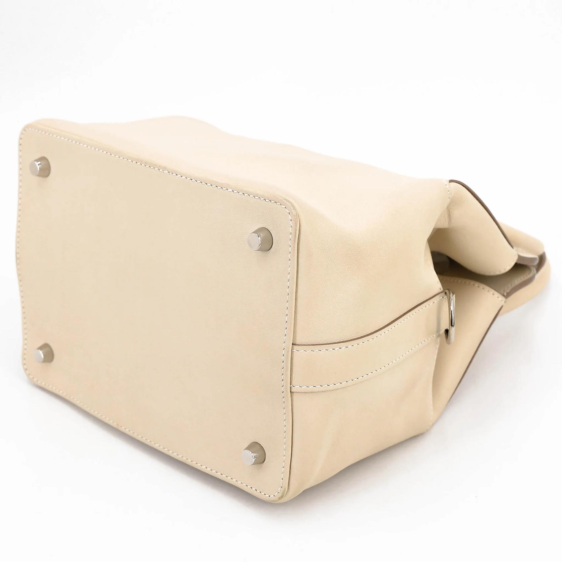 Very Good ( Rank A) HERMÈS Toolbox 20 Beton (8L) Swift Palladium hardware A (2017) - 7