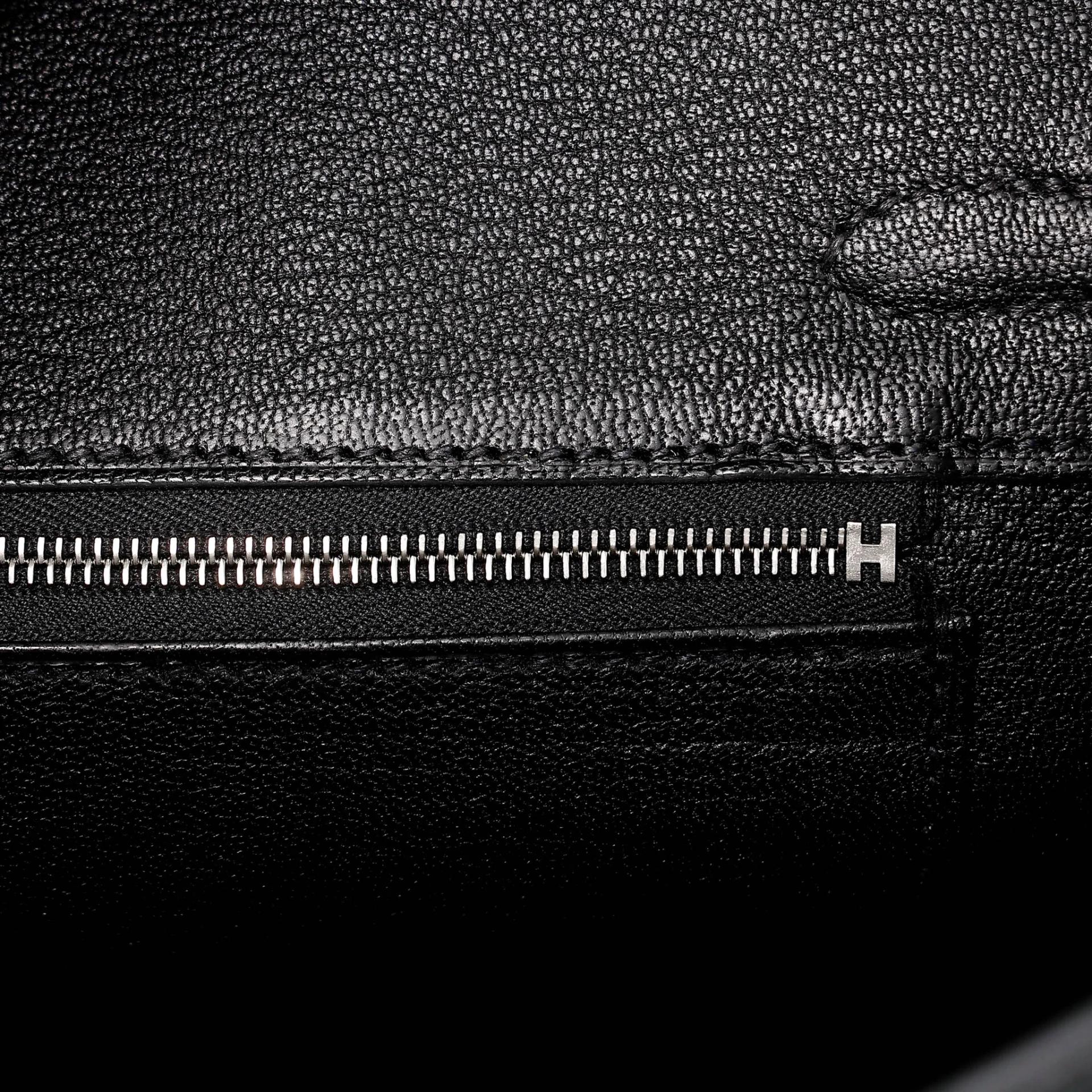 Brand New ( Rank N ) HERMÈS Birkin 25 Noir (89) Togo Palladium hardware G (2026) - 12