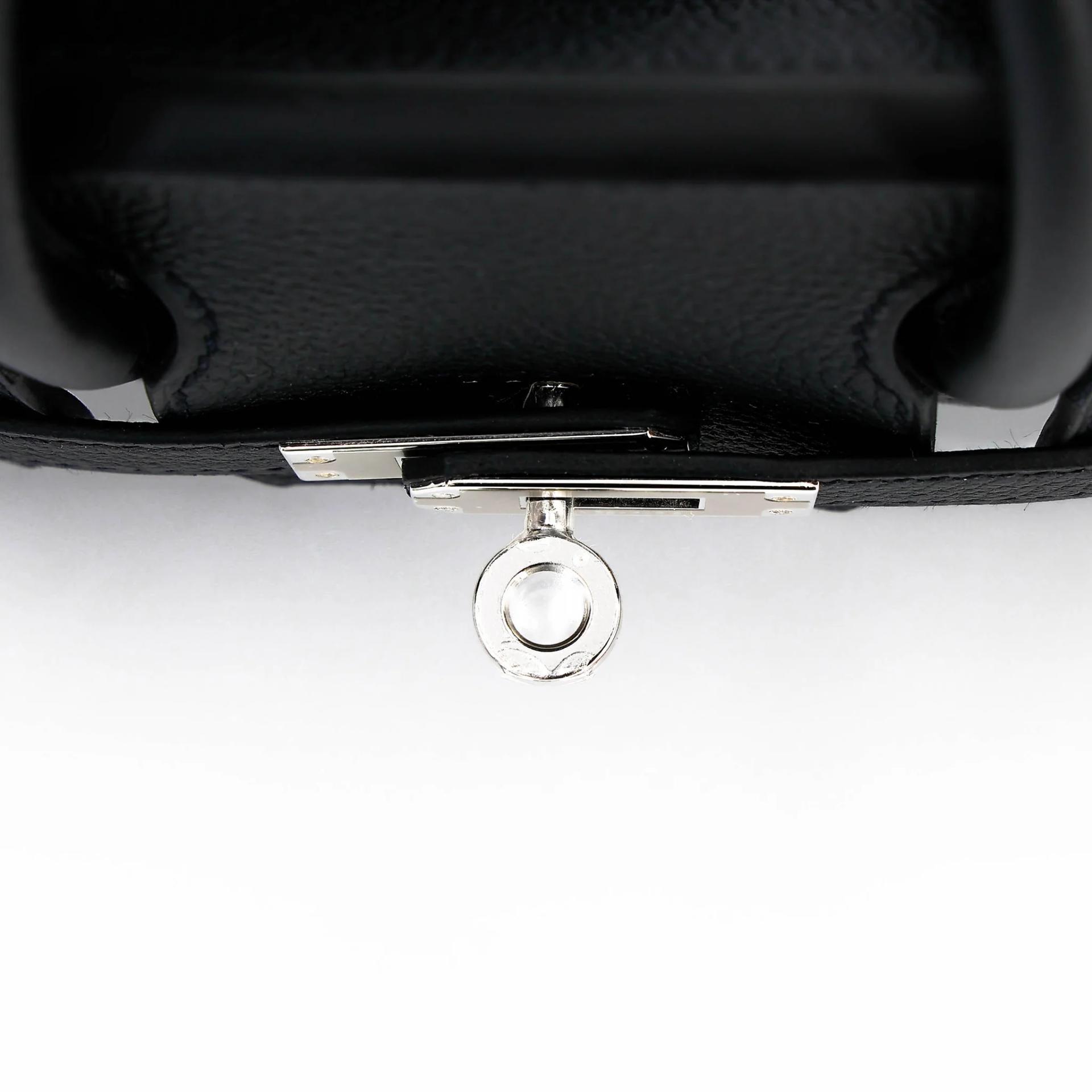 Brand New ( Rank N ) HERMÈS Birkin 25 Noir (89) Togo Palladium hardware G (2026) - 9