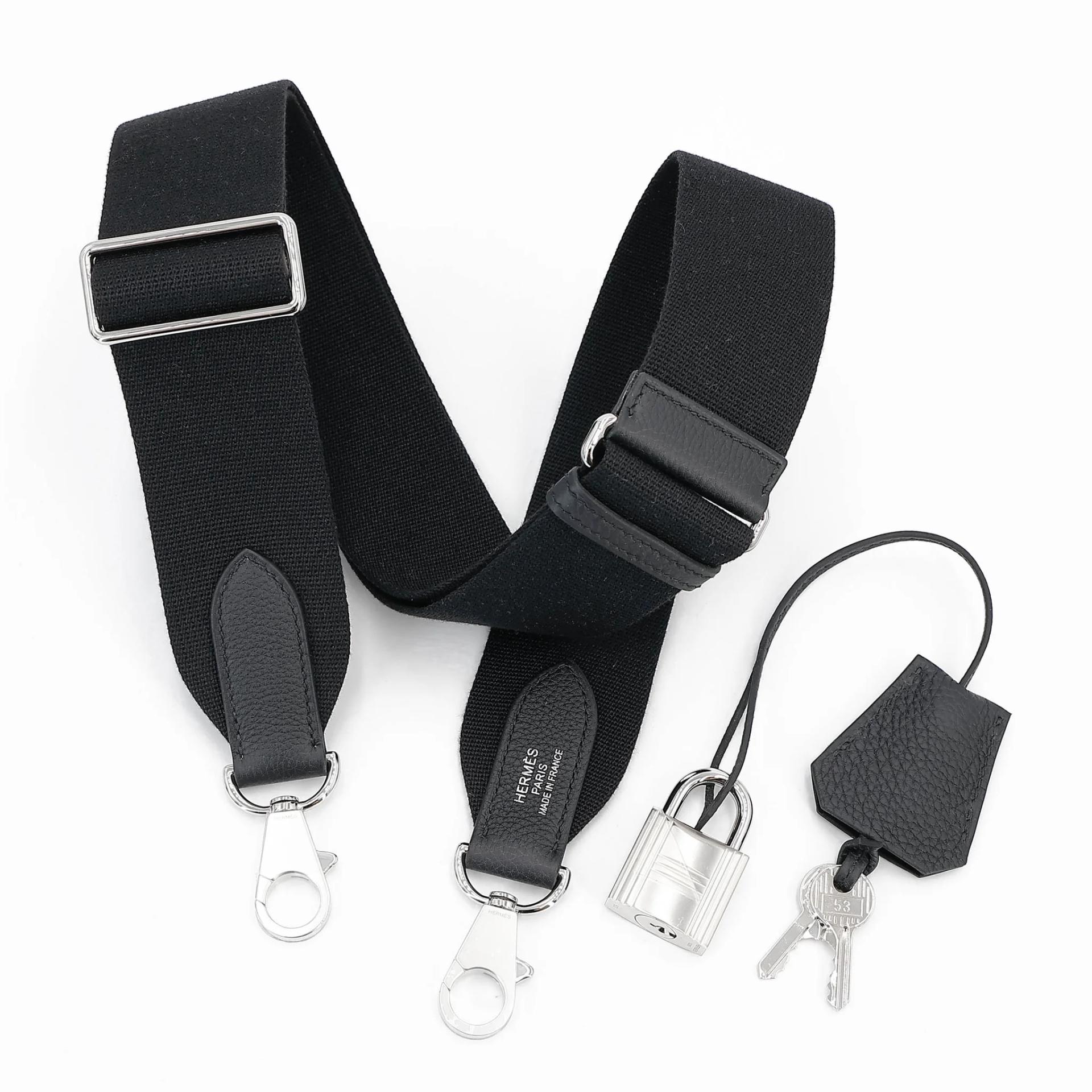 Brand New ( Rank N ) HERMÈS Kelly 42 Maxi Noir (89) Togo Palladium hardware G (2026) - 27