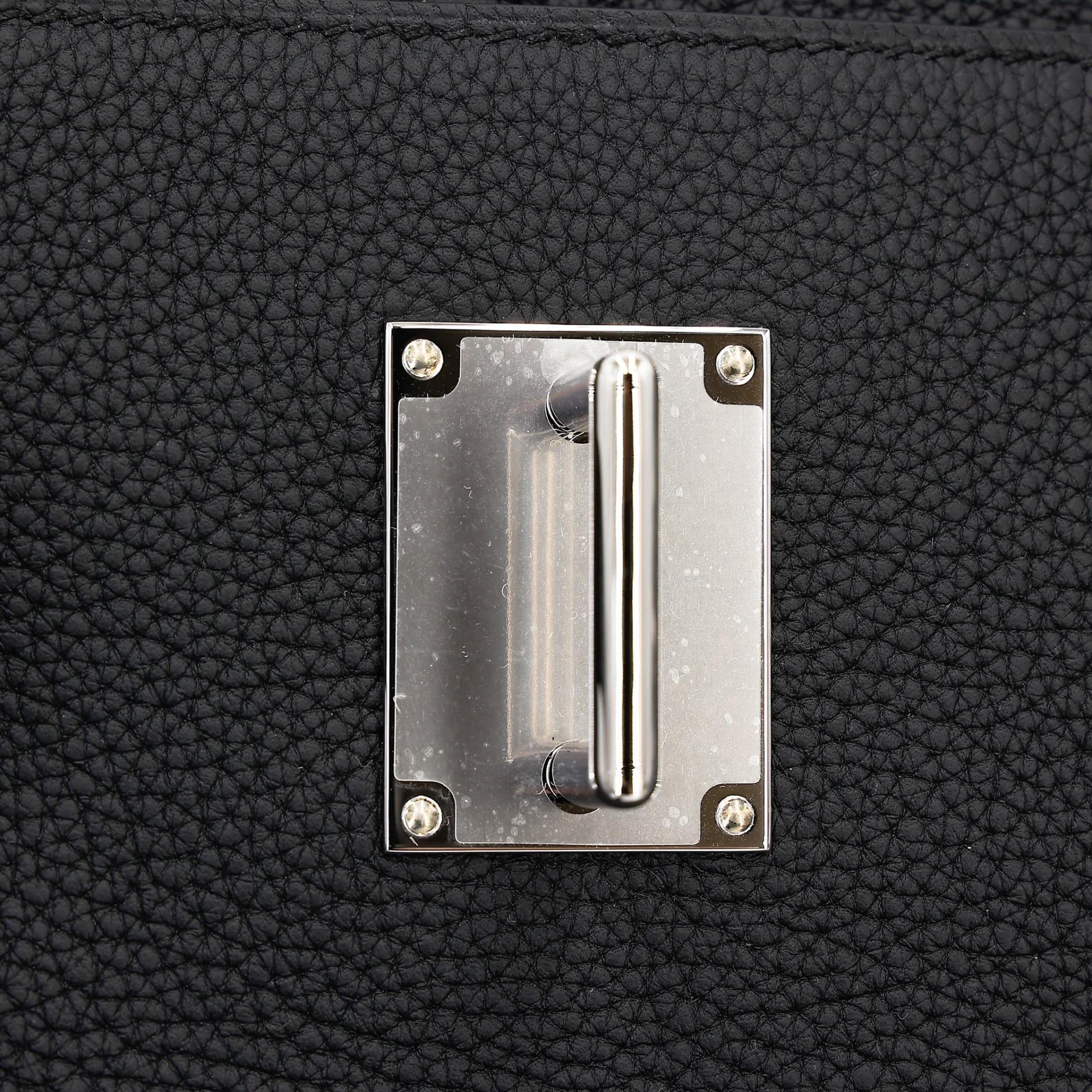 Brand New ( Rank N ) HERMÈS Kelly 42 Maxi Noir (89) Togo Palladium hardware G (2026) - 20