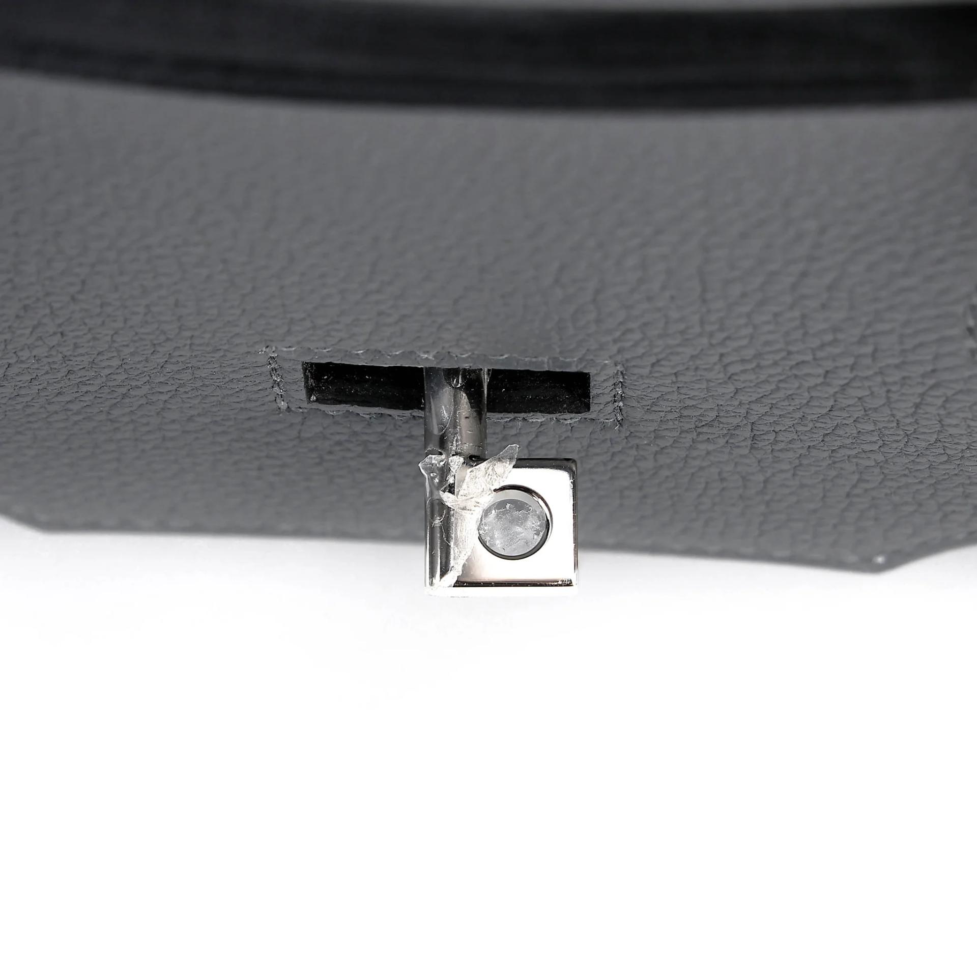Unused ( Rank NS ) HERMÈS Haut à Courroies HAC 40 Gris misty (H0) Togo Palladium hardware W (2024) - 10