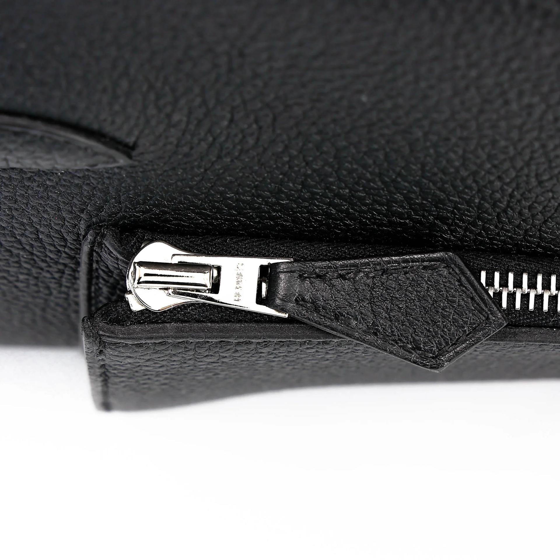 Brand New ( Rank N ) HERMÈS Kelly 42 Maxi Noir (89) Togo Palladium hardware G (2026) - 8