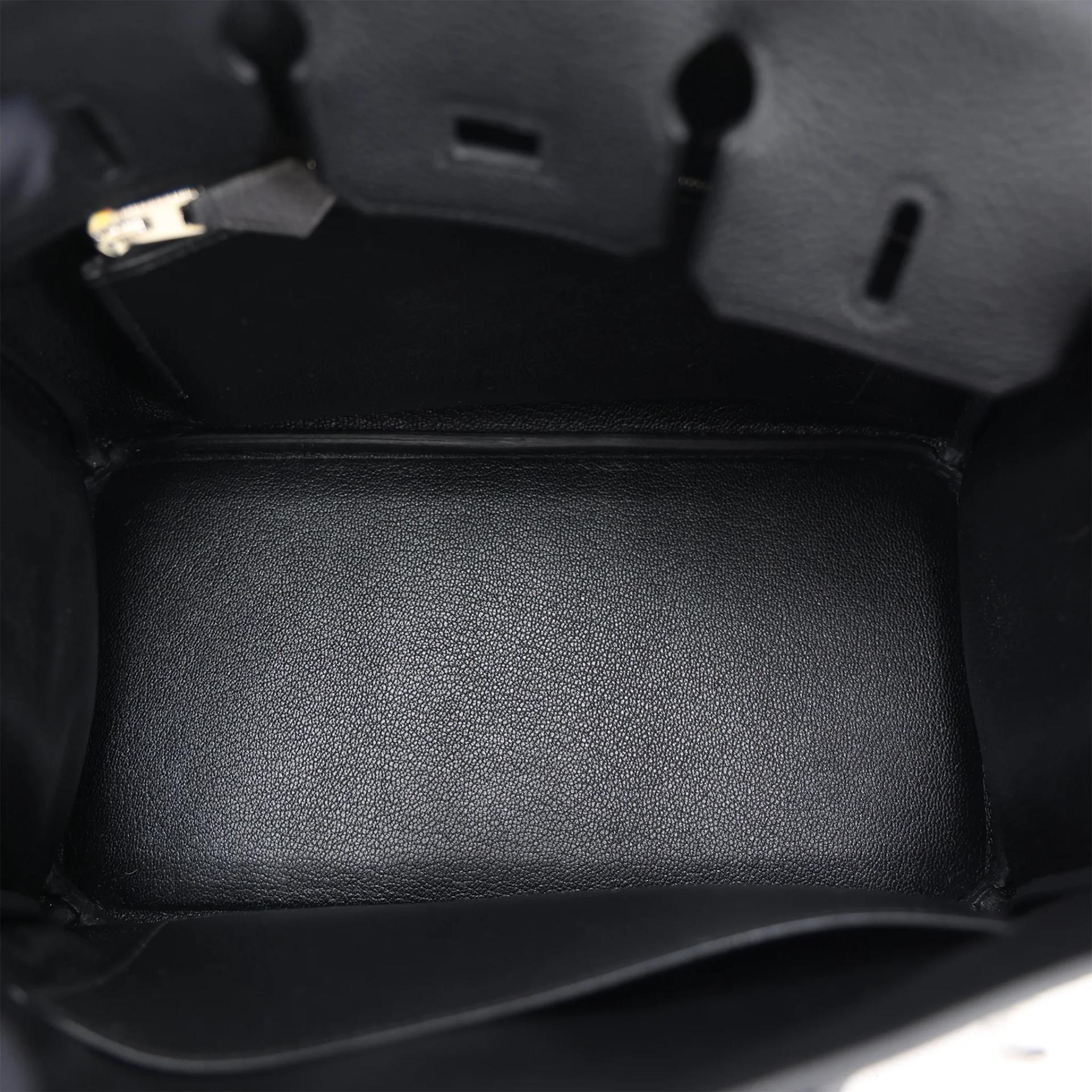 Brand New ( Rank N ) HERMÈS Birkin 25 Noir (89) Togo Palladium hardware G (2026) - 11