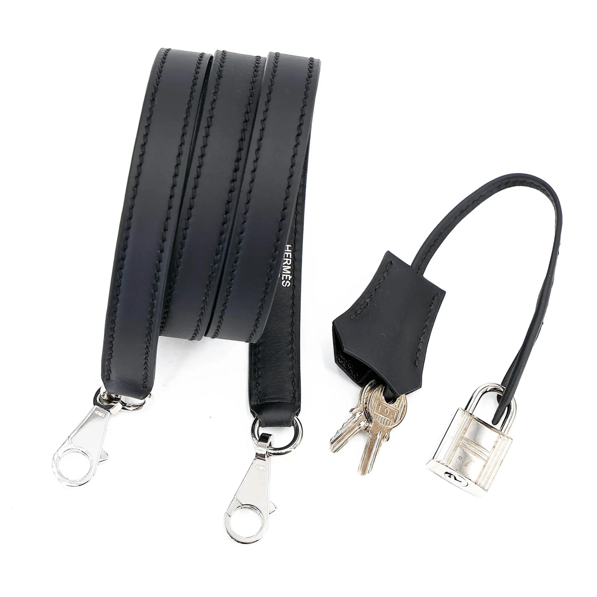 Very Good ( Rank A) HERMÈS Kelly 28 Sellier Noir (89) Sombrero Palladium hardware T (2015) - 28