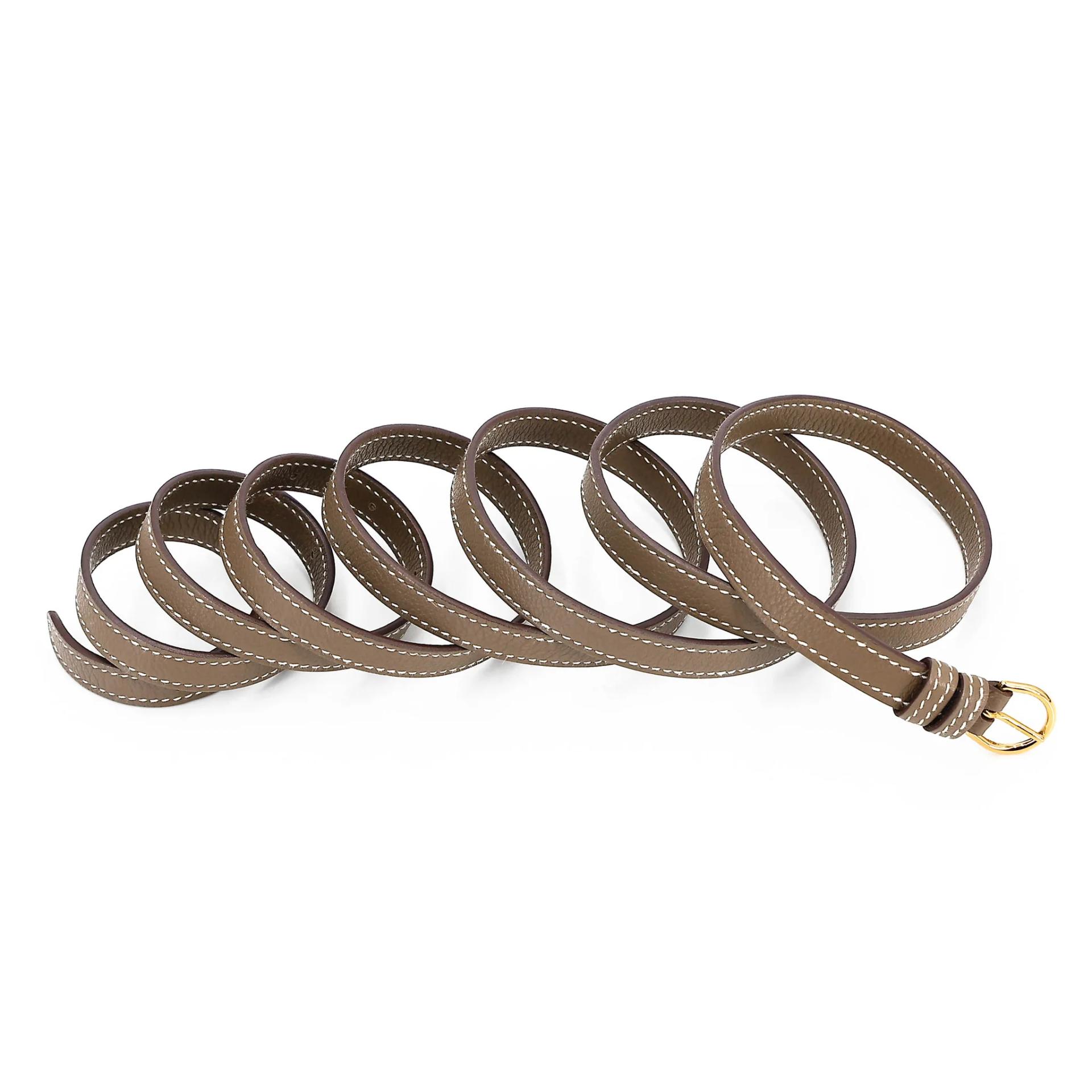Very Good ( Rank A) HERMÈS Kelly Danse Etoupe (18) Evercolor Gold hardware W (2024) - 18