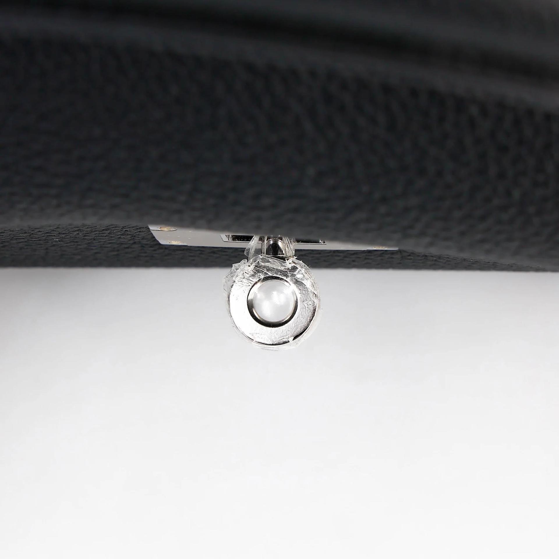 Brand New ( Rank N ) HERMÈS Kelly 42 Maxi Noir (89) Togo Palladium hardware G (2026) - 13