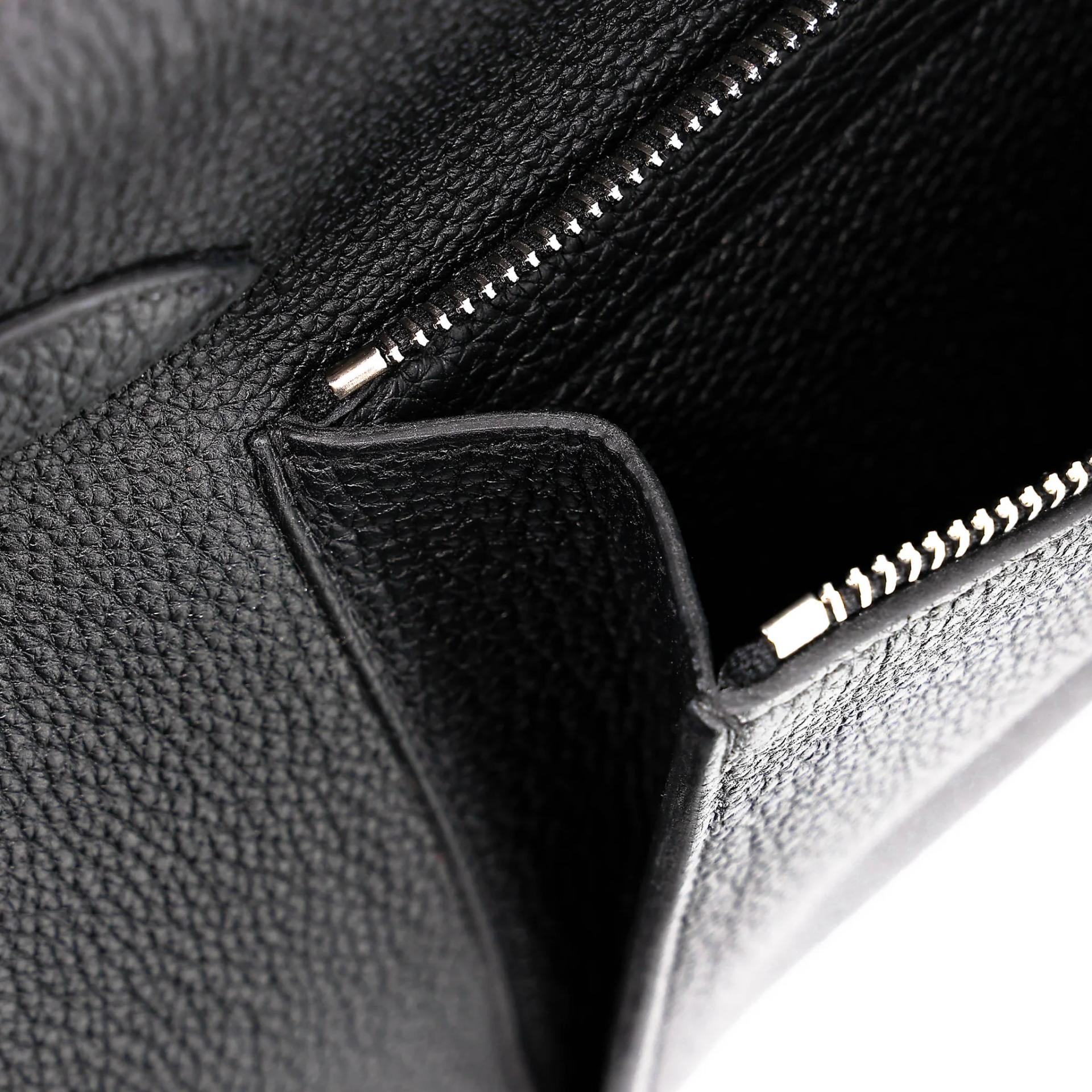 Brand New ( Rank N ) HERMÈS Kelly 42 Maxi Noir (89) Togo Palladium hardware G (2026) - 10