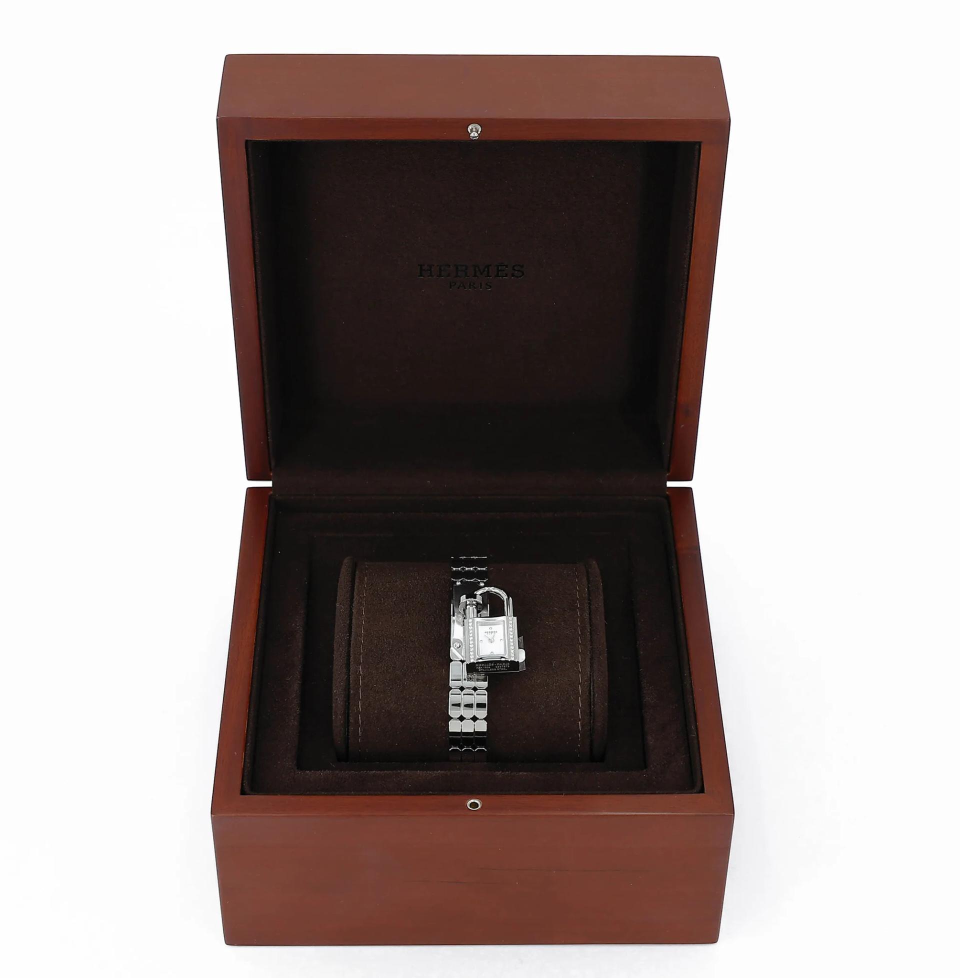 Brand New ( Rank N ) HERMÈS Montre Kelly ACIER BAREN Stainless steel - 8