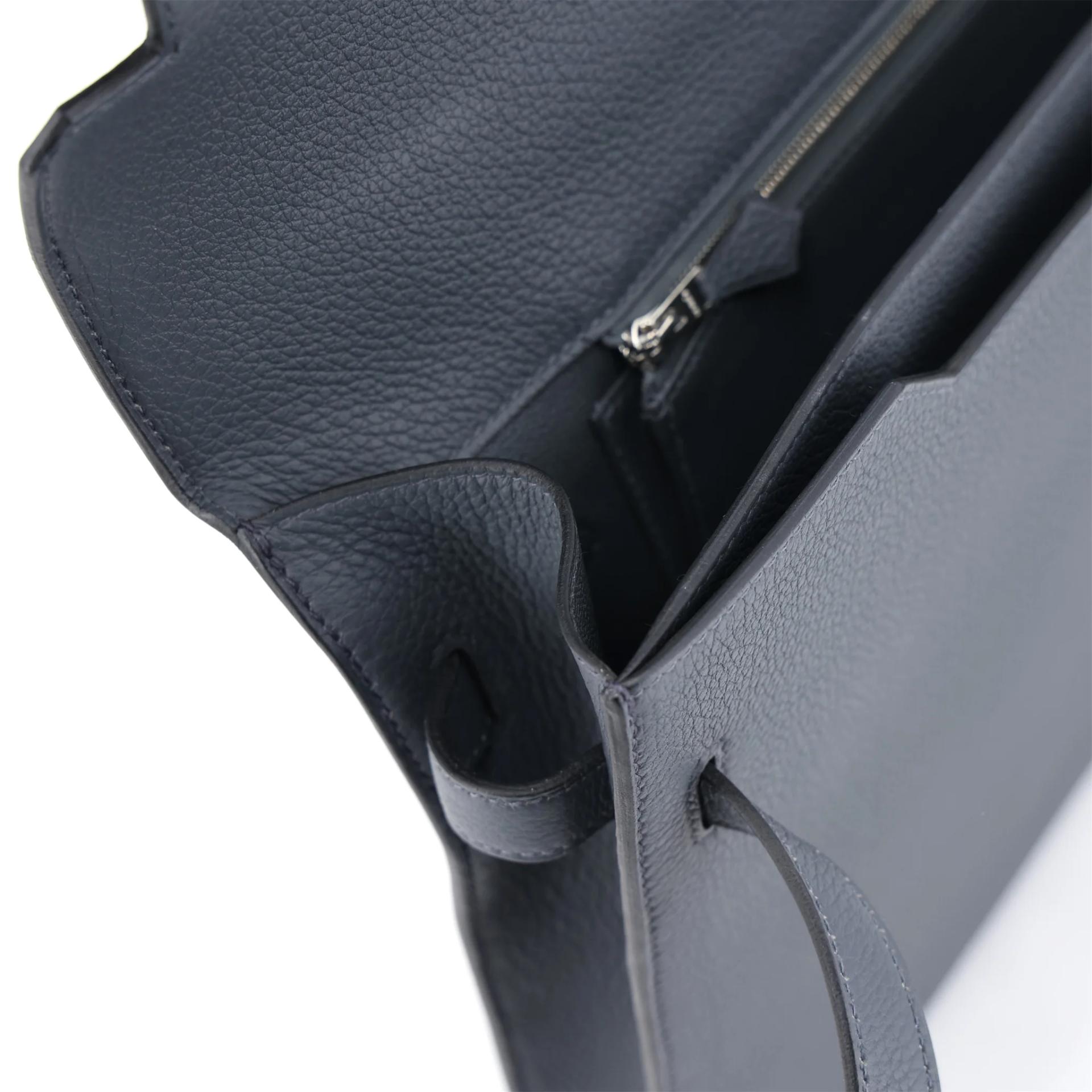 Unused ( Rank NS ) HERMÈS Kelly depeches 36 Gris misty (H0) Togo Palladium hardware W (2024) - 12