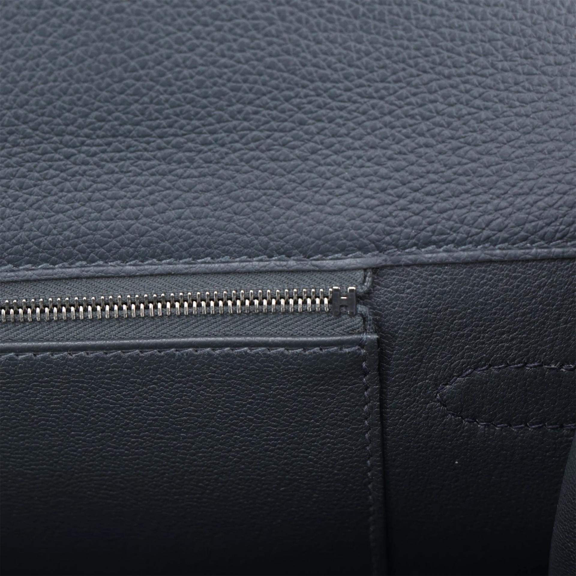 Unused ( Rank NS ) HERMÈS Kelly depeches 36 Gris misty (H0) Togo Palladium hardware W (2024) - 15
