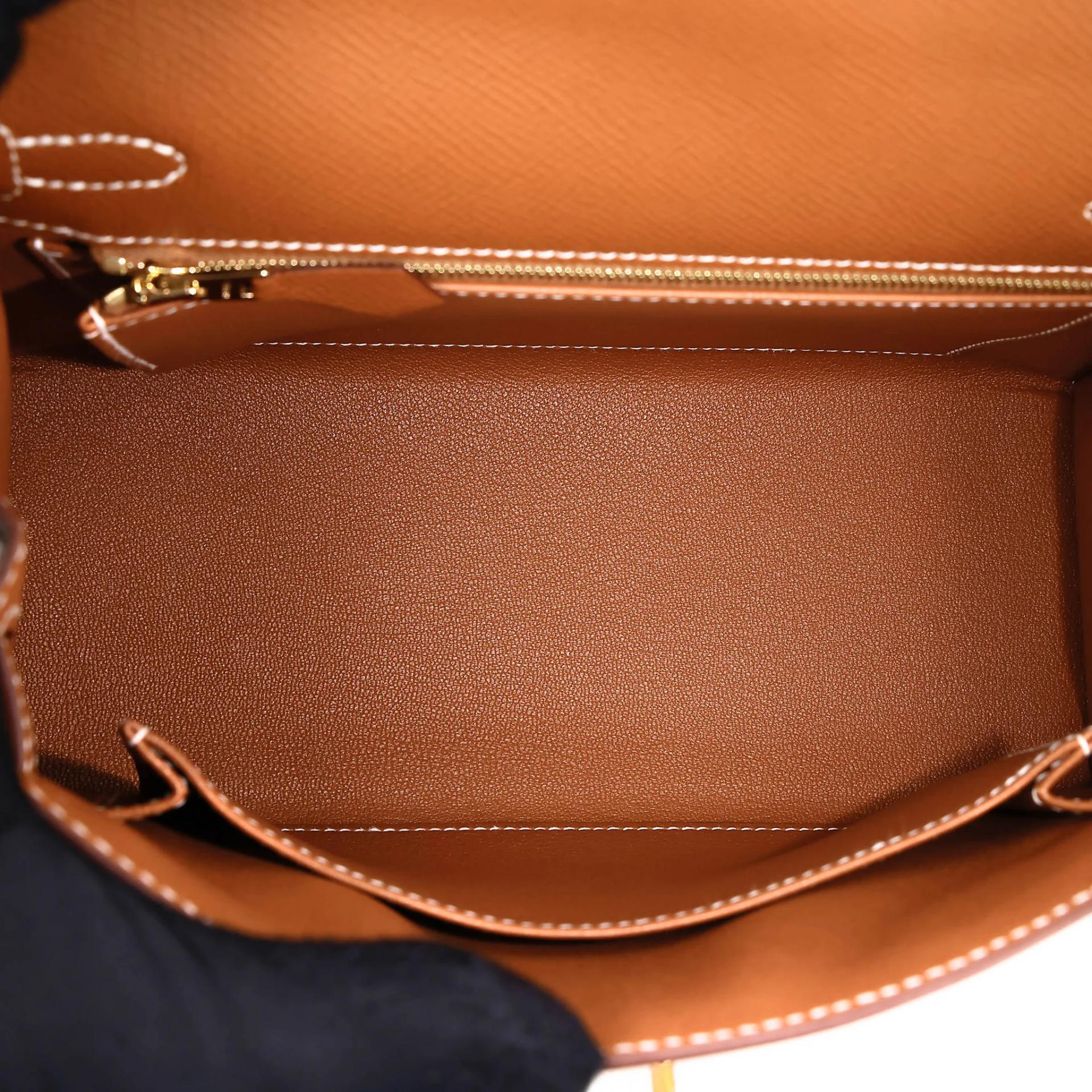 Brand New ( Rank N ) HERMÈS Kelly 25 Sellier Gold (37) Epsom Gold hardware G (2026) - 18