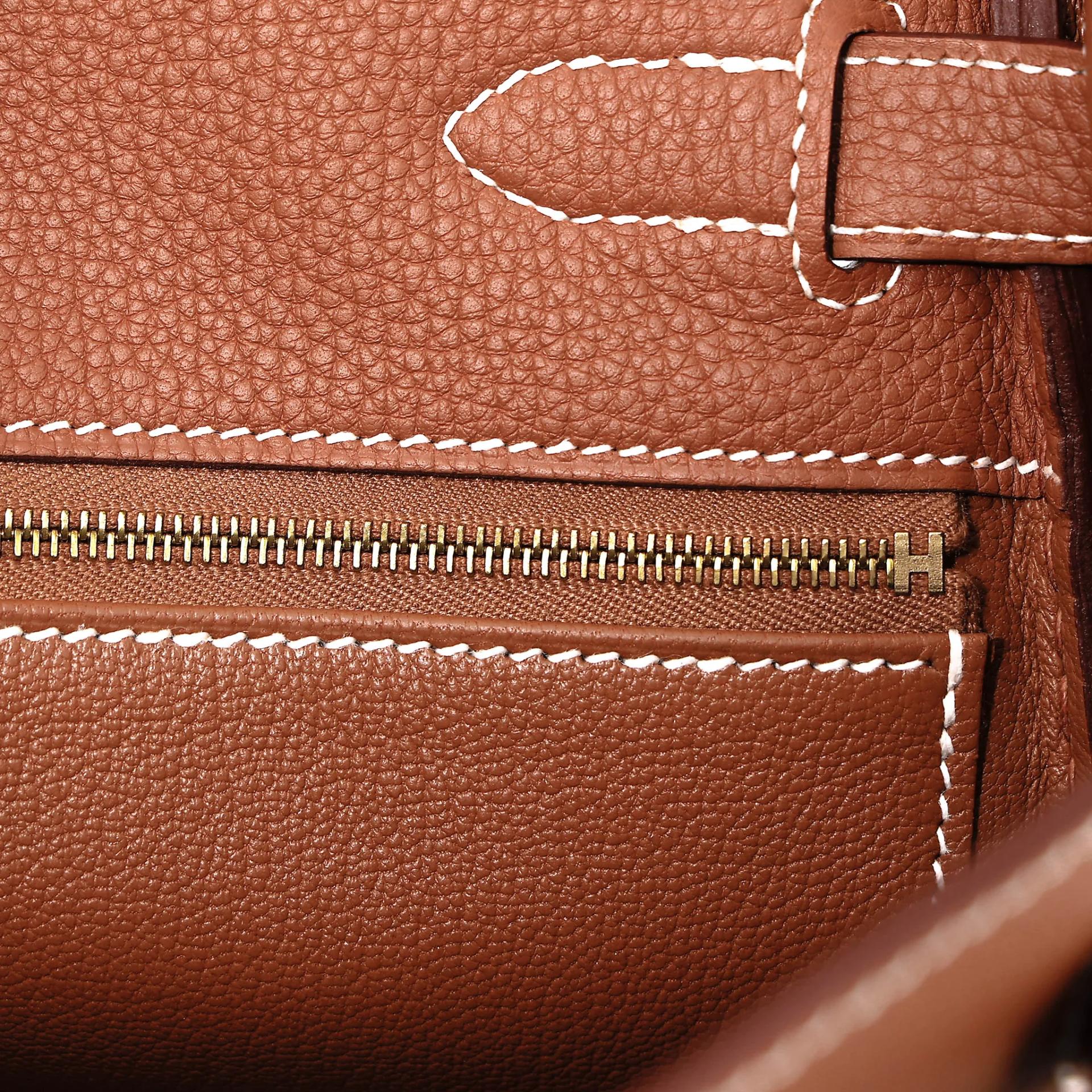 Unused ( Rank NS ) HERMÈS Kelly 28 Gold (37) Togo Gold hardware B (2023) - 16