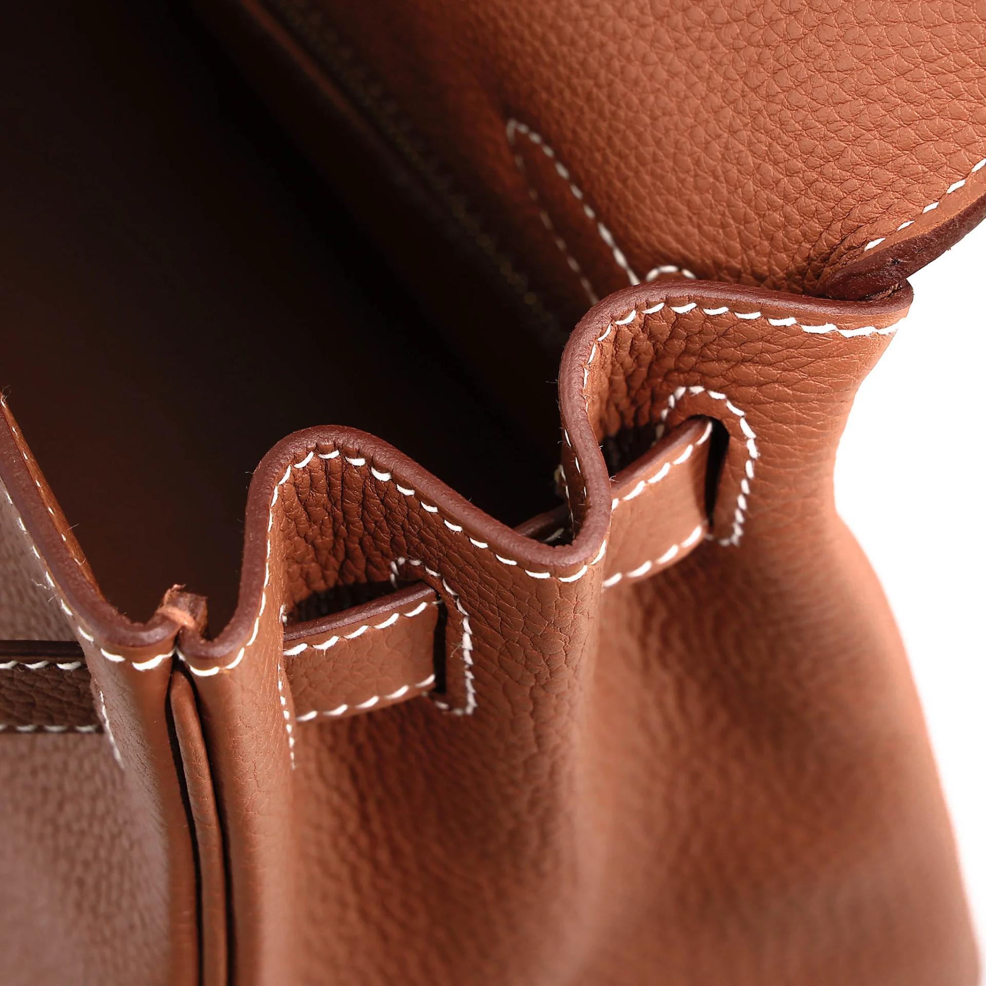 Unused ( Rank NS ) HERMÈS Kelly 28 Gold (37) Togo Gold hardware B (2023) - 18