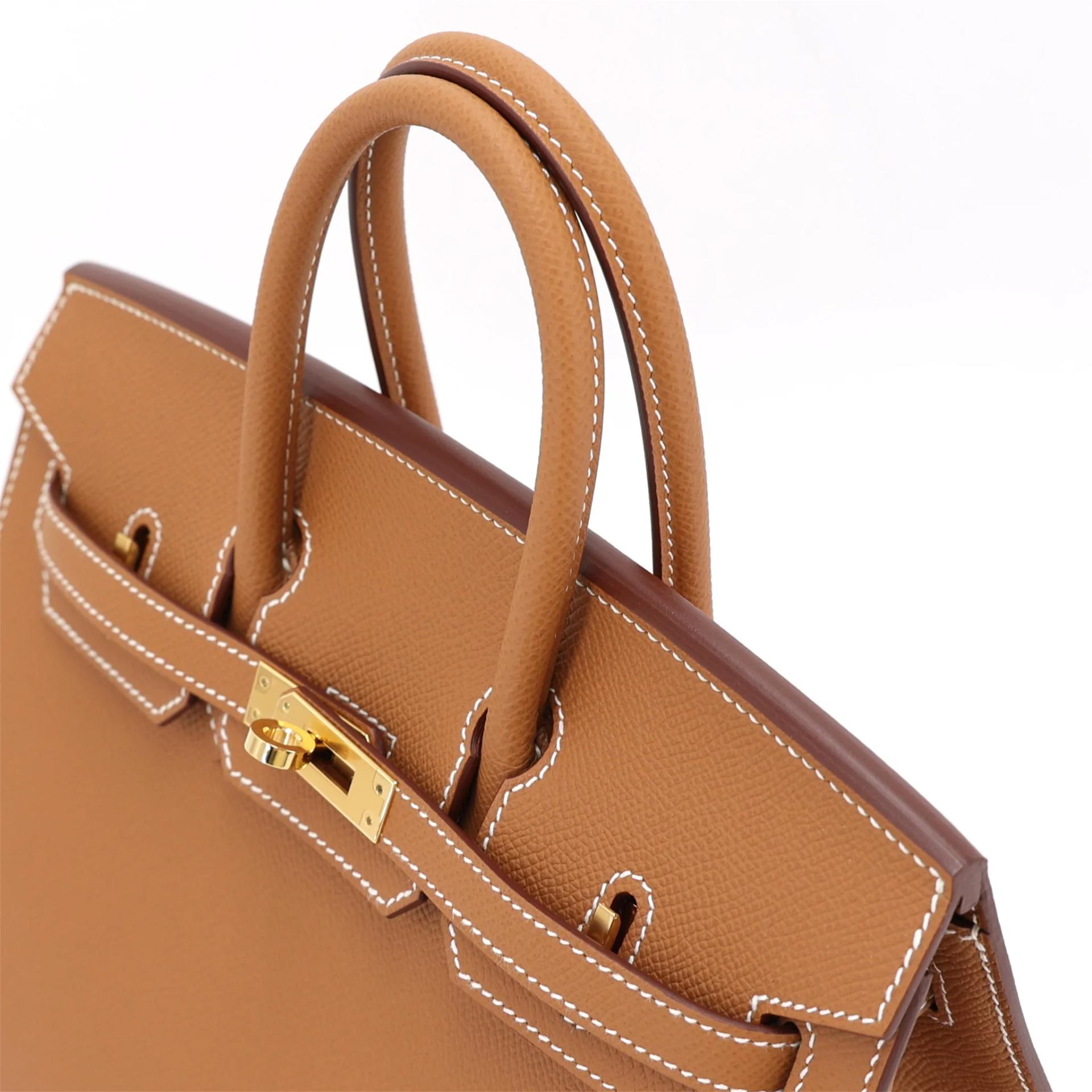 Unused ( Rank NS ) HERMÈS Birkin 25 sellier Gold Epsom Gold hardware W (2024) - 3