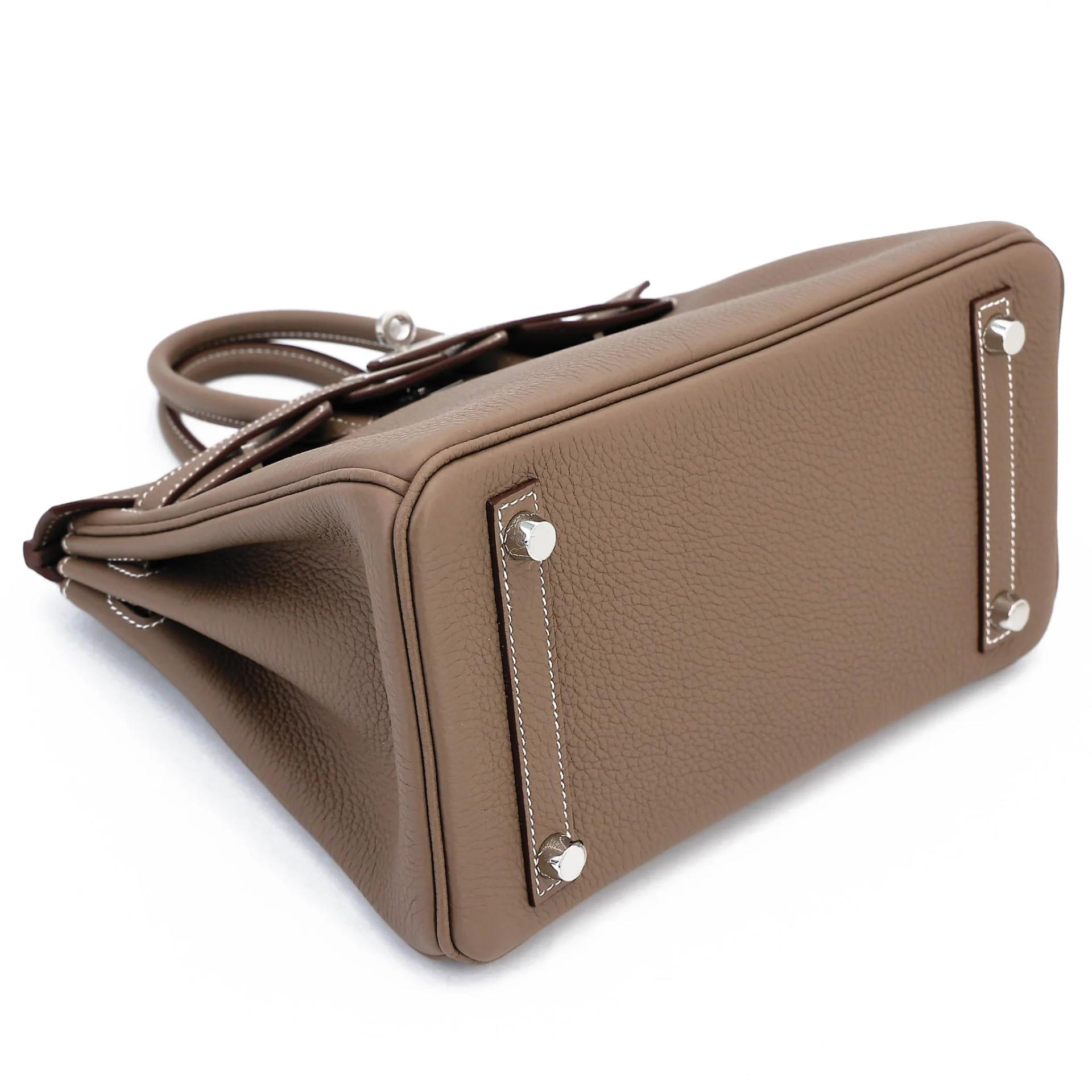 Brand New ( Rank N ) HERMÈS Birkin 25 Etoupe (18) Togo Palladium hardware G (2026) - 5