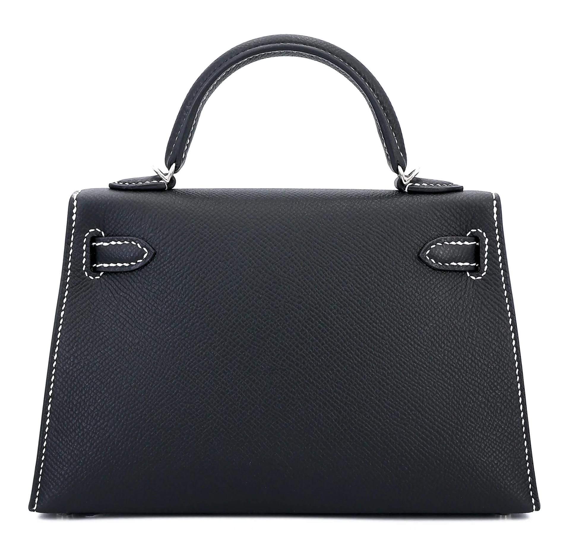 Brand New ( Rank N ) HERMÈS Mini Kelly II HSS Noir (89) Epsom Palladium hardware G (2026) - 2