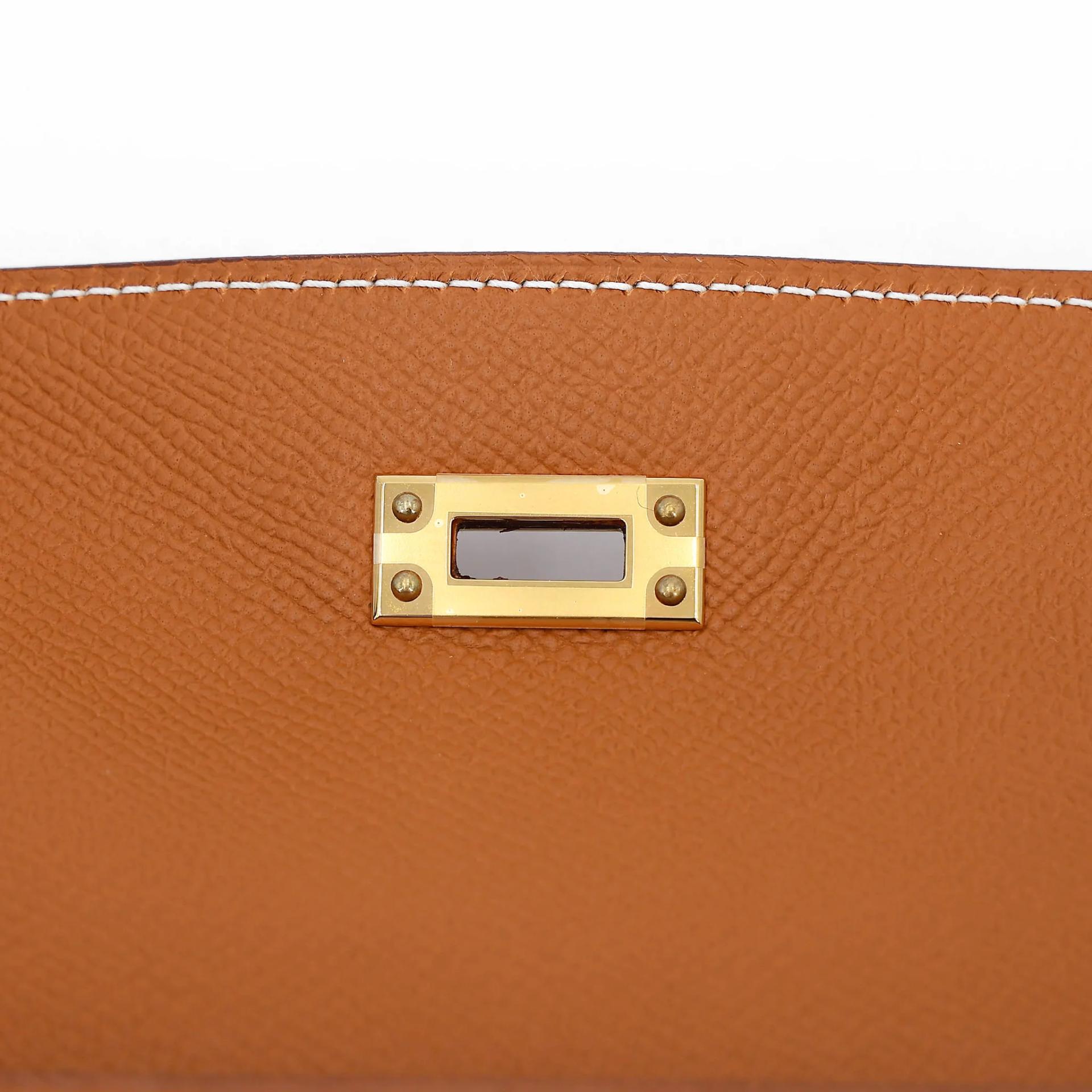 Brand New ( Rank N ) HERMÈS Kelly 25 Sellier Gold (37) Epsom Gold hardware G (2026) - 10