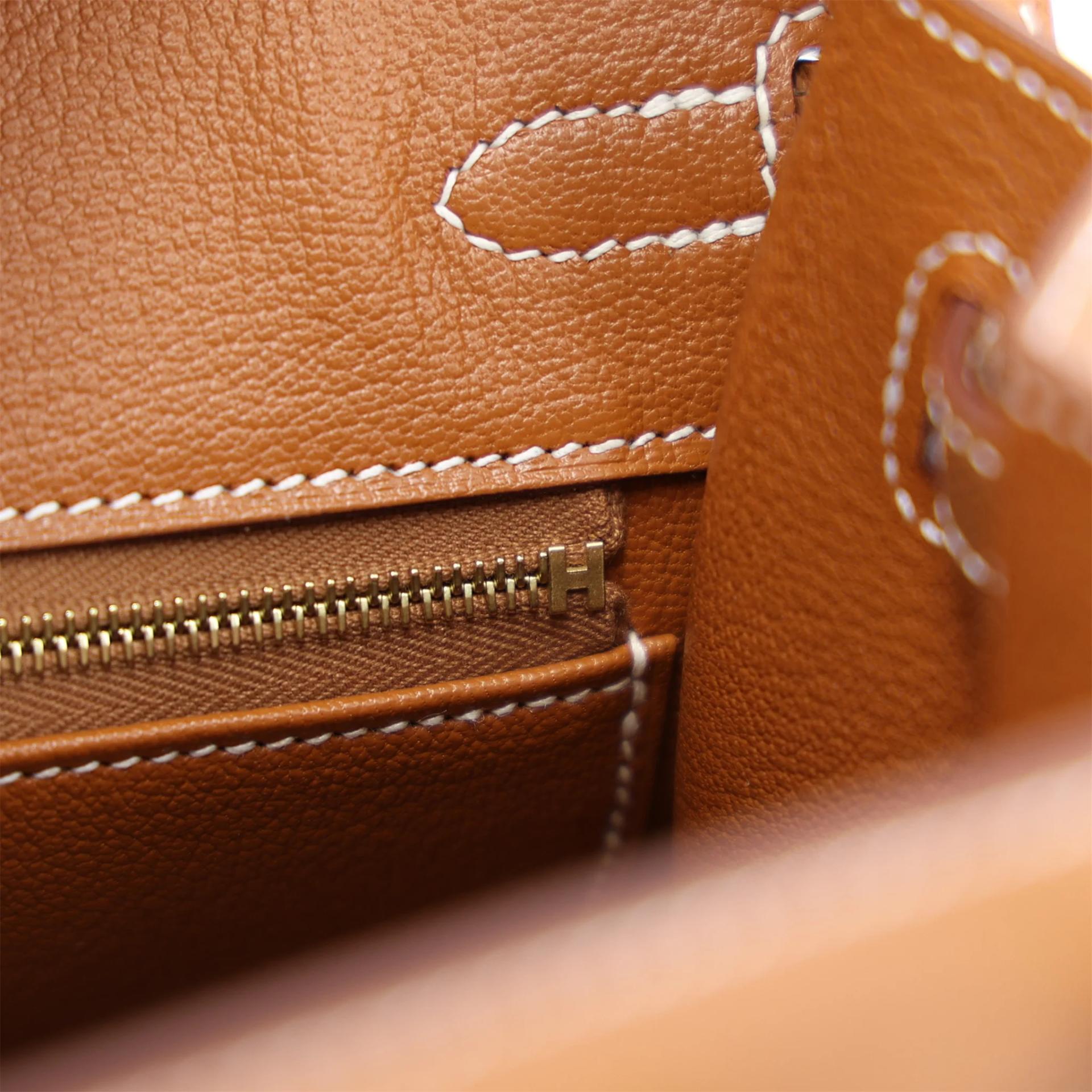 Unused ( Rank NS ) HERMÈS Birkin 25 sellier Gold Epsom Gold hardware W (2024) - 15
